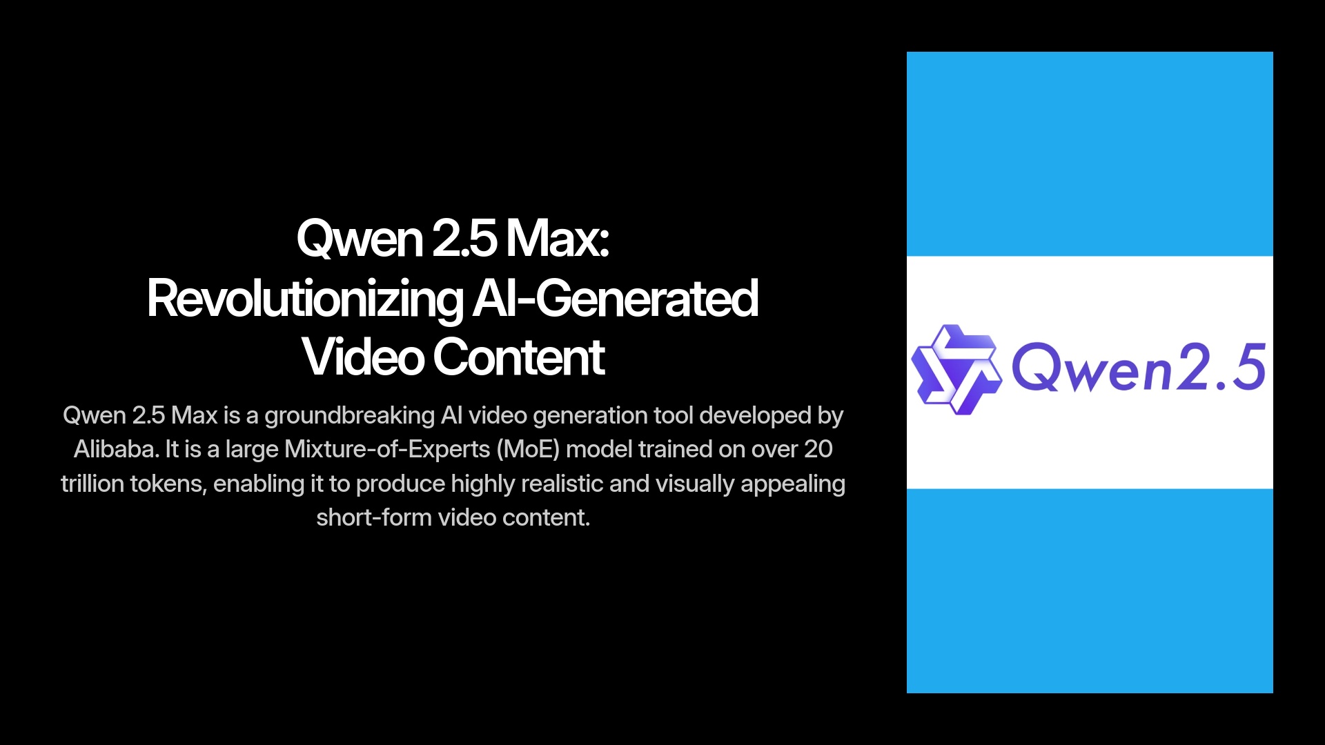 Qwen 2.5 Max Revolutionizing AI-Generated Video Content