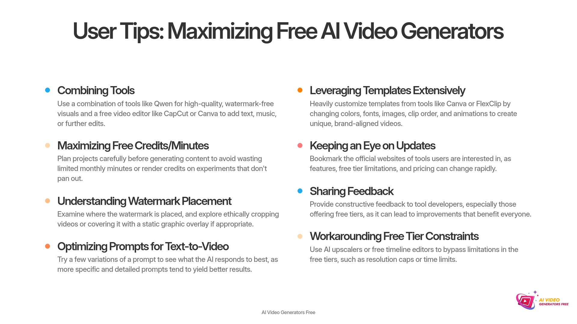 User Tips: Maximizing Free AI Video Generators