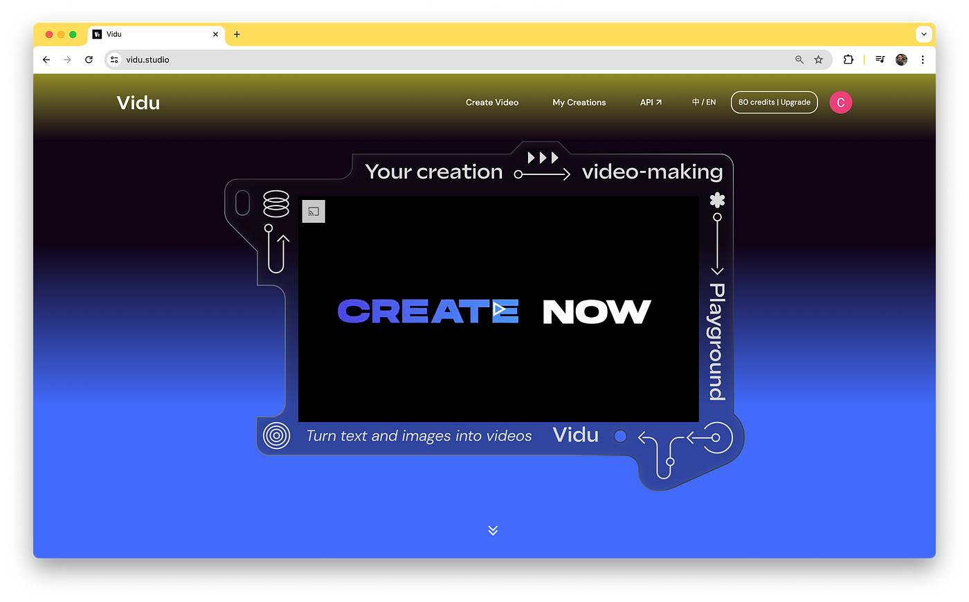 Vidu AI Features and Interface