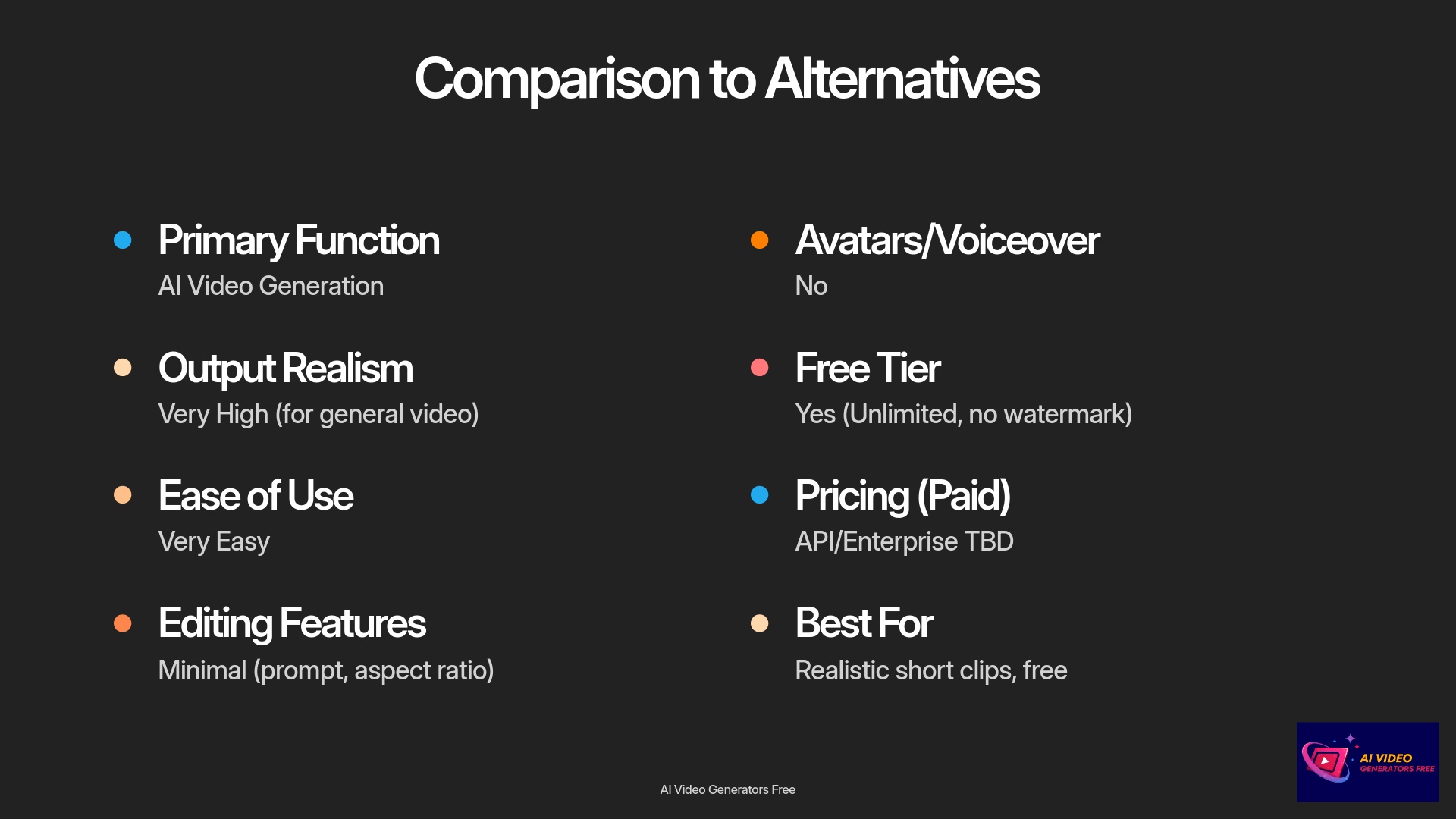 Comparison to Alternatives