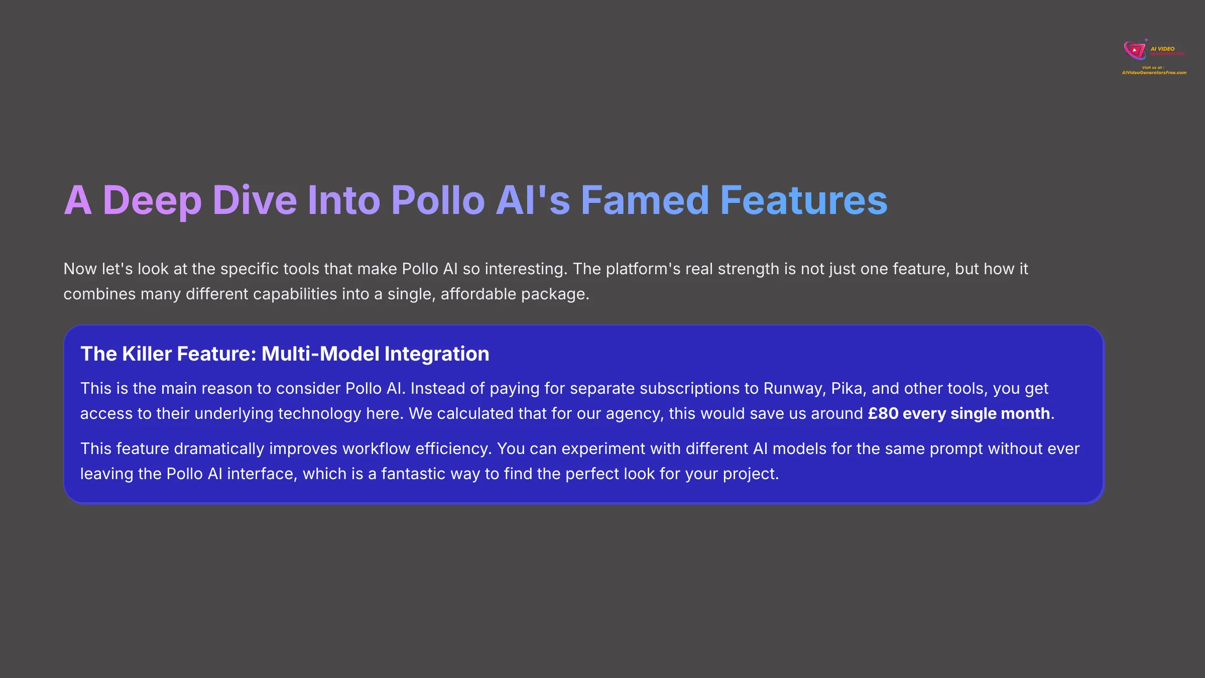 A Deep Dive Into Pollo AIs Famed Features