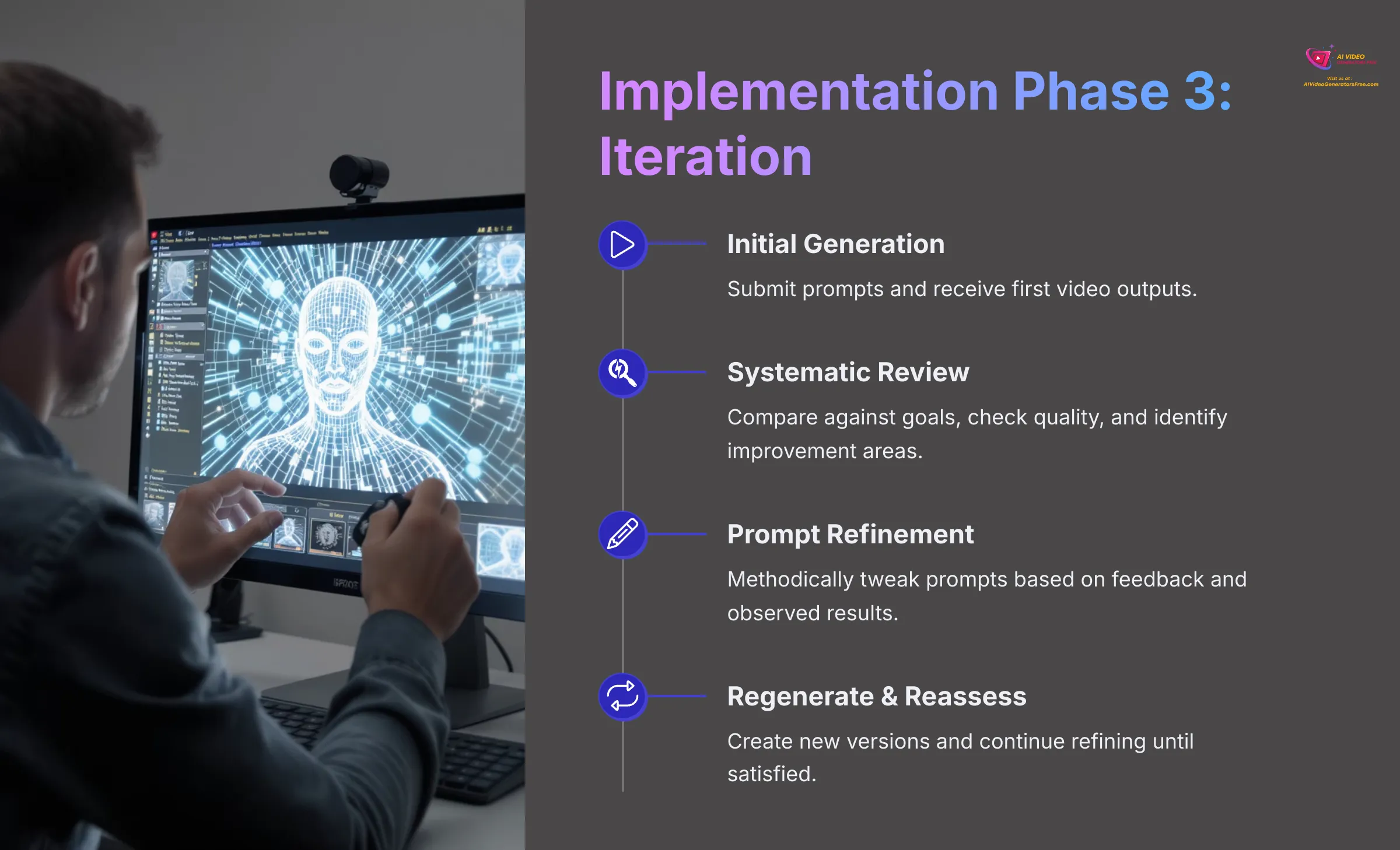 Implementation Phase 3 Iteration for AI video generators