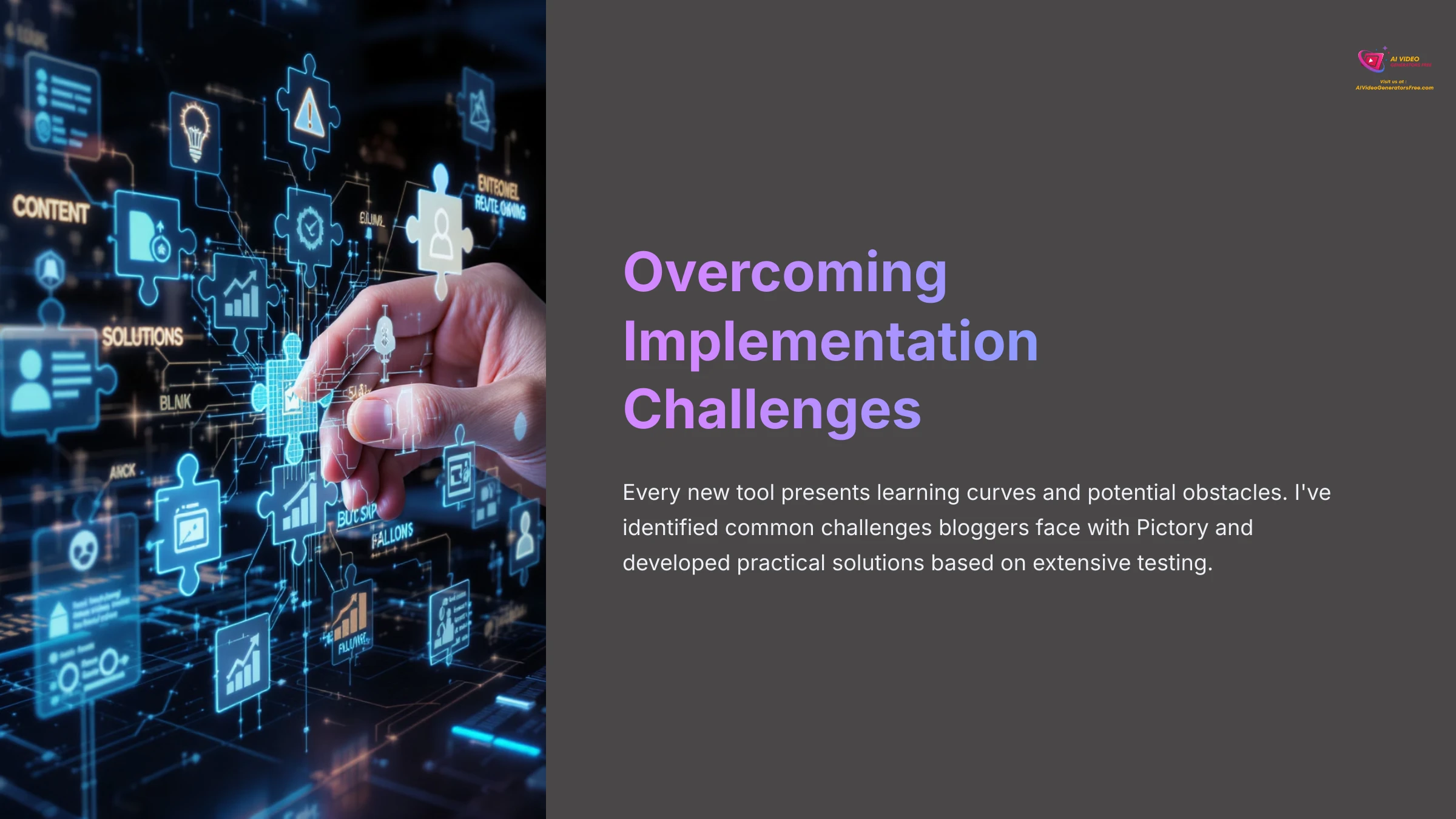 Overcoming common implementation challenges with Pictory