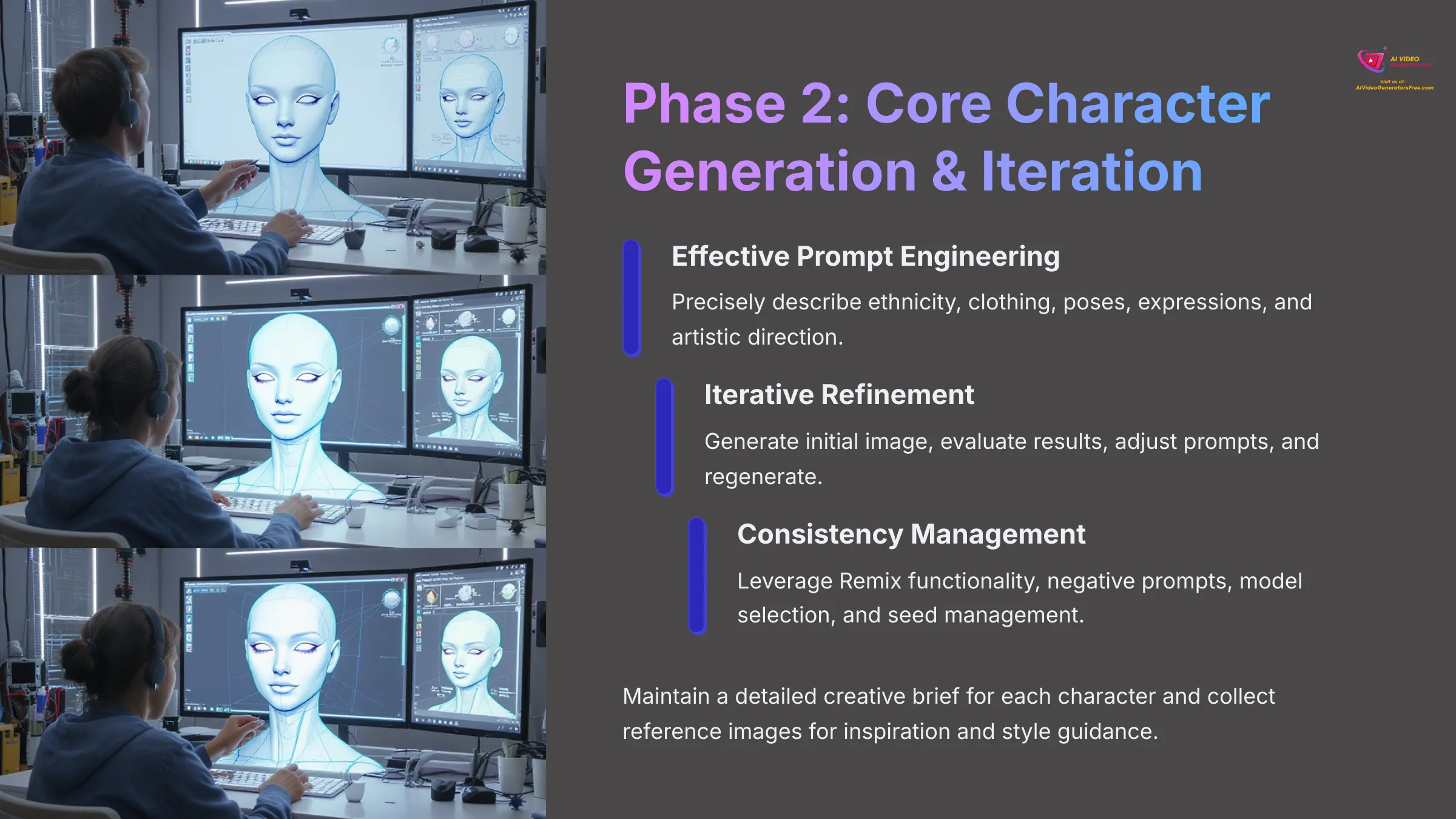 Phase 2 Core Character Generation and Iteration