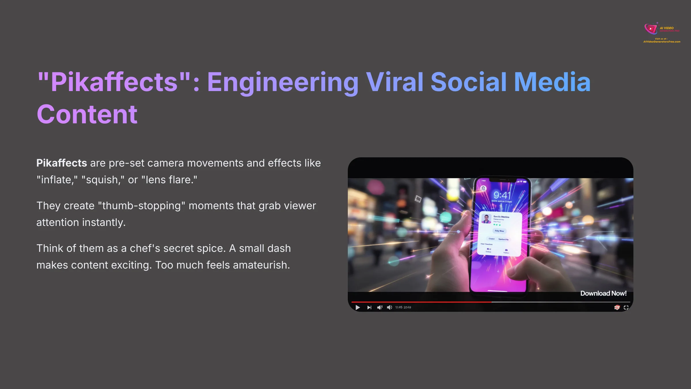 Pikaffects: Engineering Viral Social Media Content