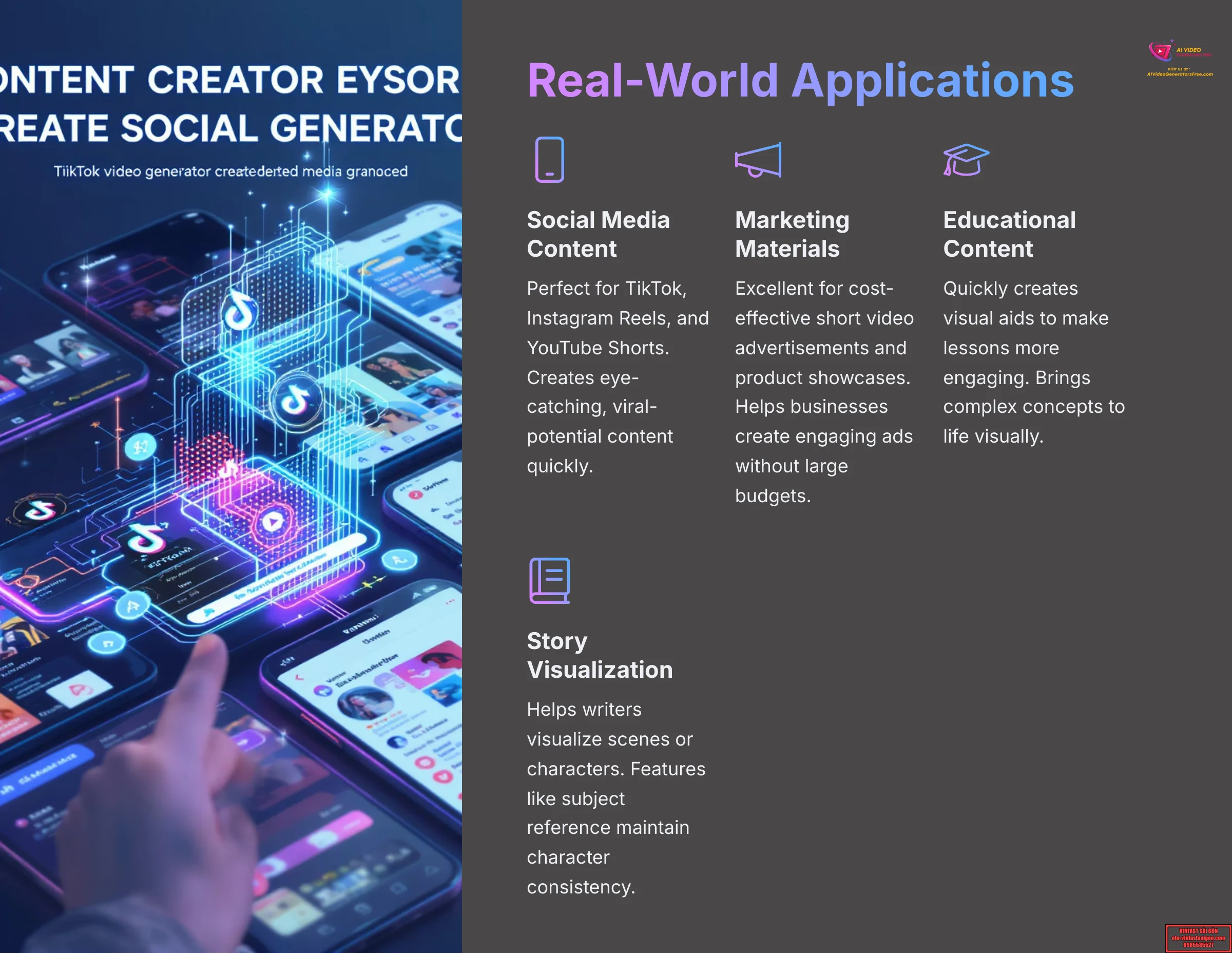 Real-World Applications - AI Video Generators Free