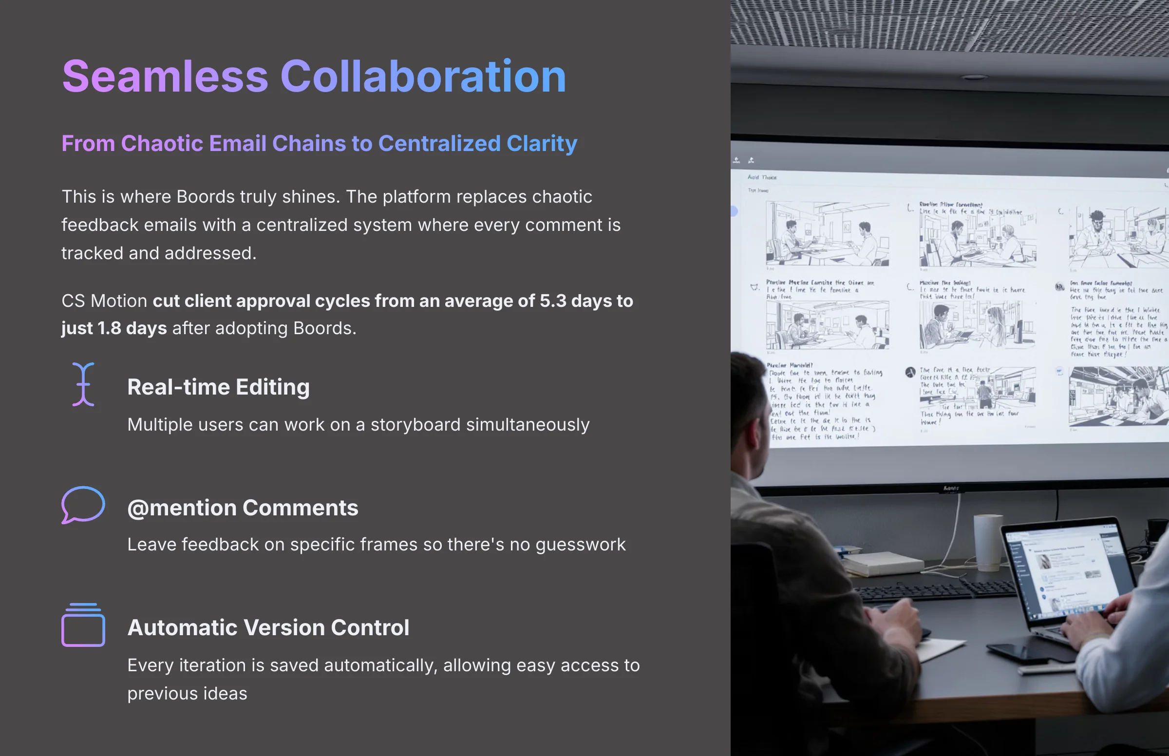 Seamless Collaboration Features in Boords