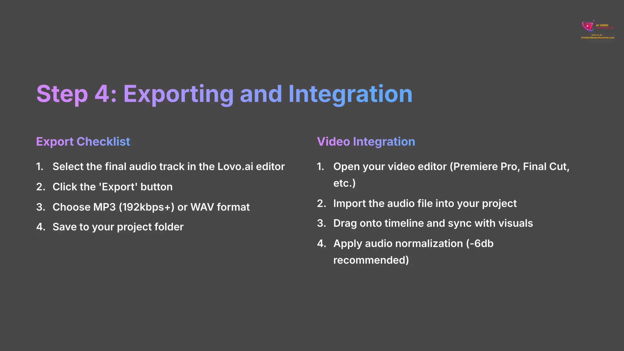 10_Step-4-Exporting-and-Integration_AI-video-generators-free_aivideogeneratorsfree.com_