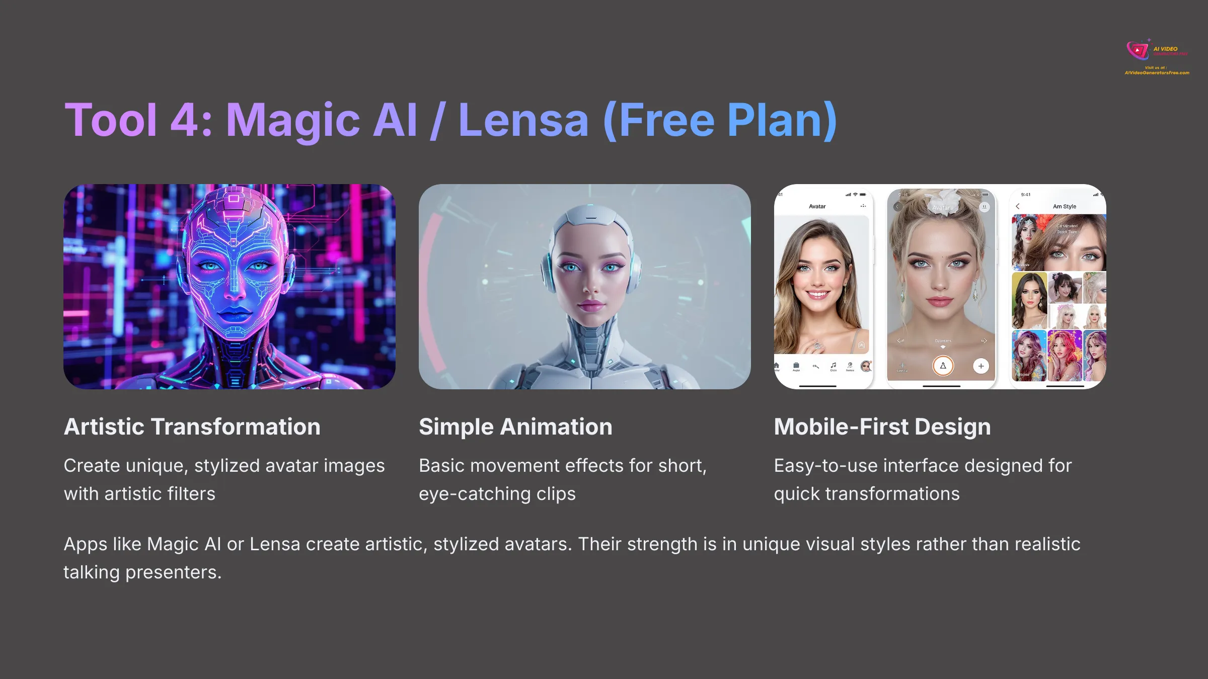 Tool 4 Magic AI Lensa Free Plan
