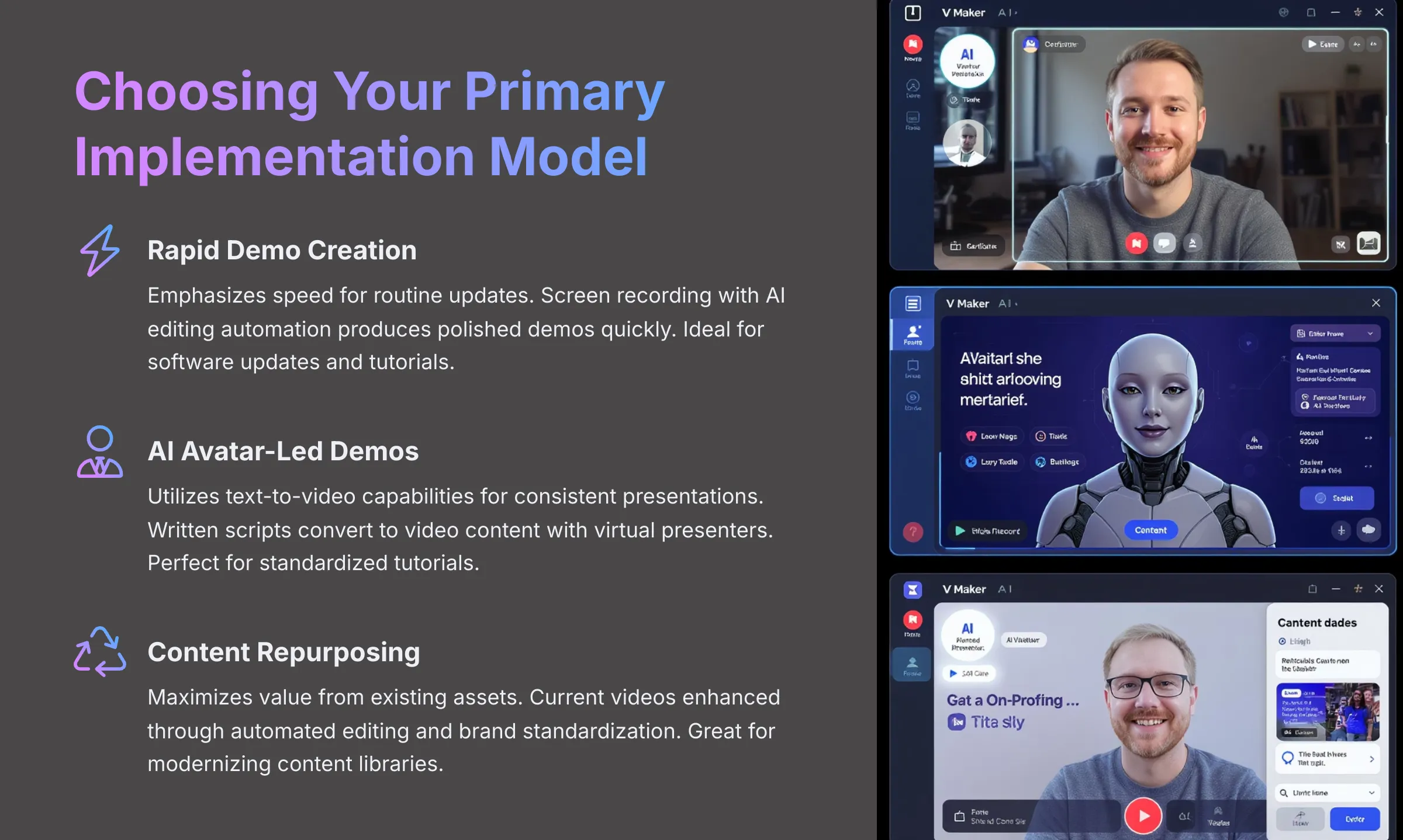 Choosing Your Primary Implementation Model
