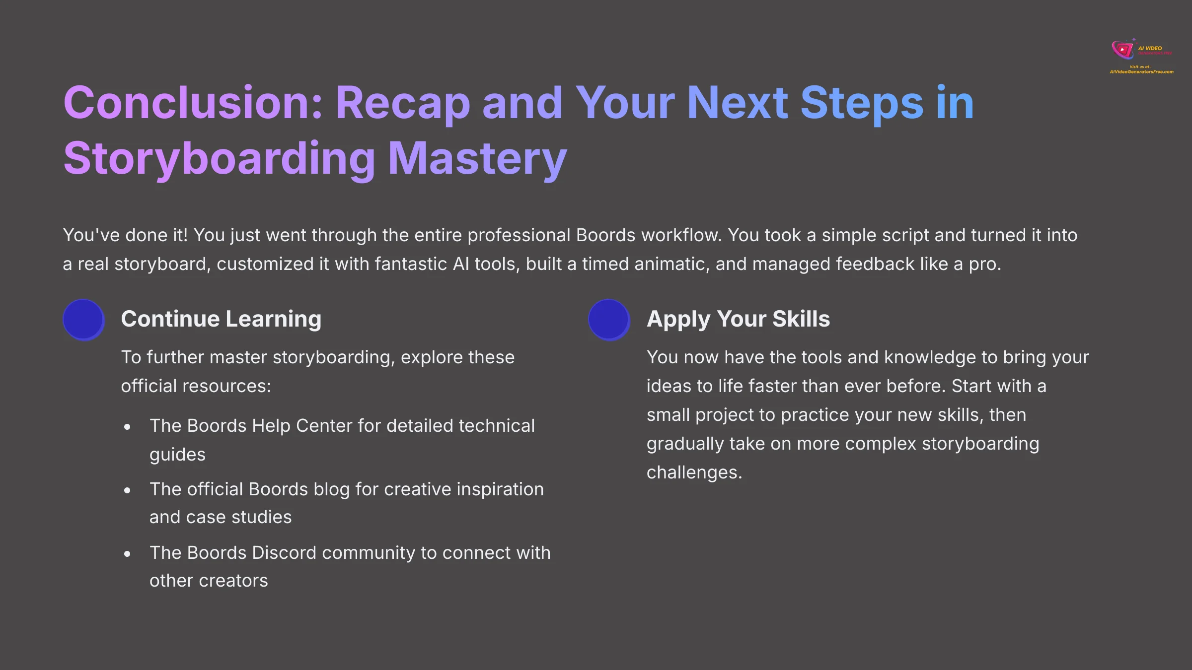 11_Conclusion-Recap-and-Your-Next-Steps-in-Storyboarding-Mastery_AI-video-generators-free_aivideogeneratorsfree.com_