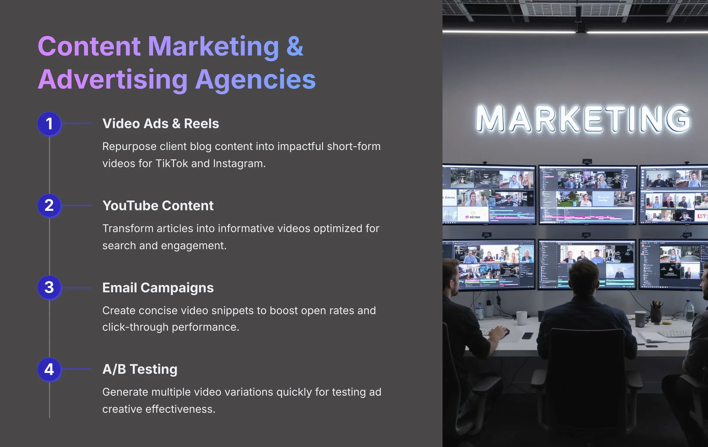 Content Marketing and Advertising Agencies