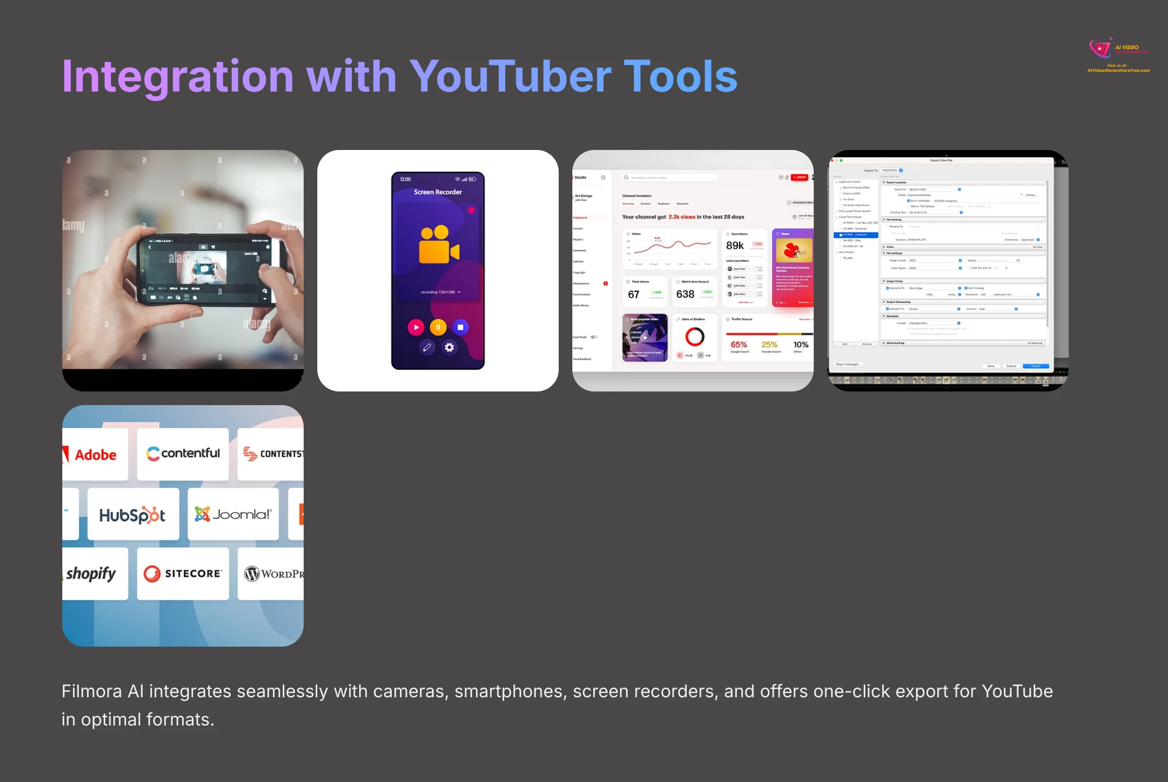 Integration with YouTuber Tools