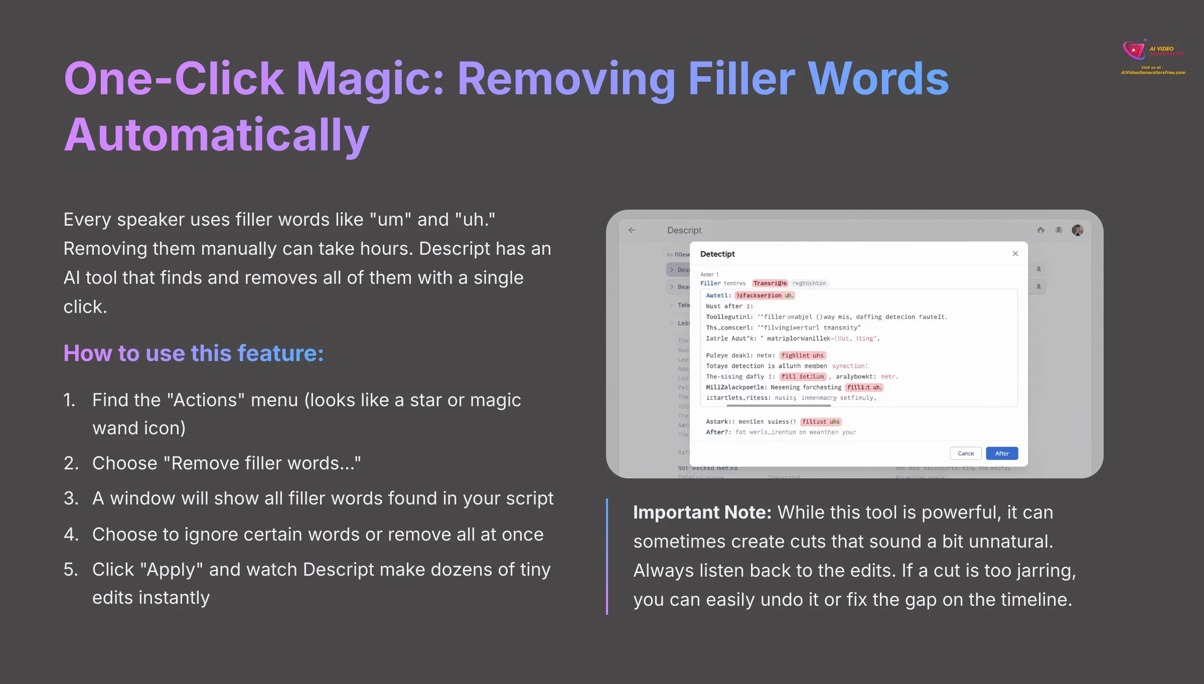 11_One-Click-Magic-Removing-Filler-Words-Automatically_AI-video-generators-free_aivideogeneratorsfree.com_