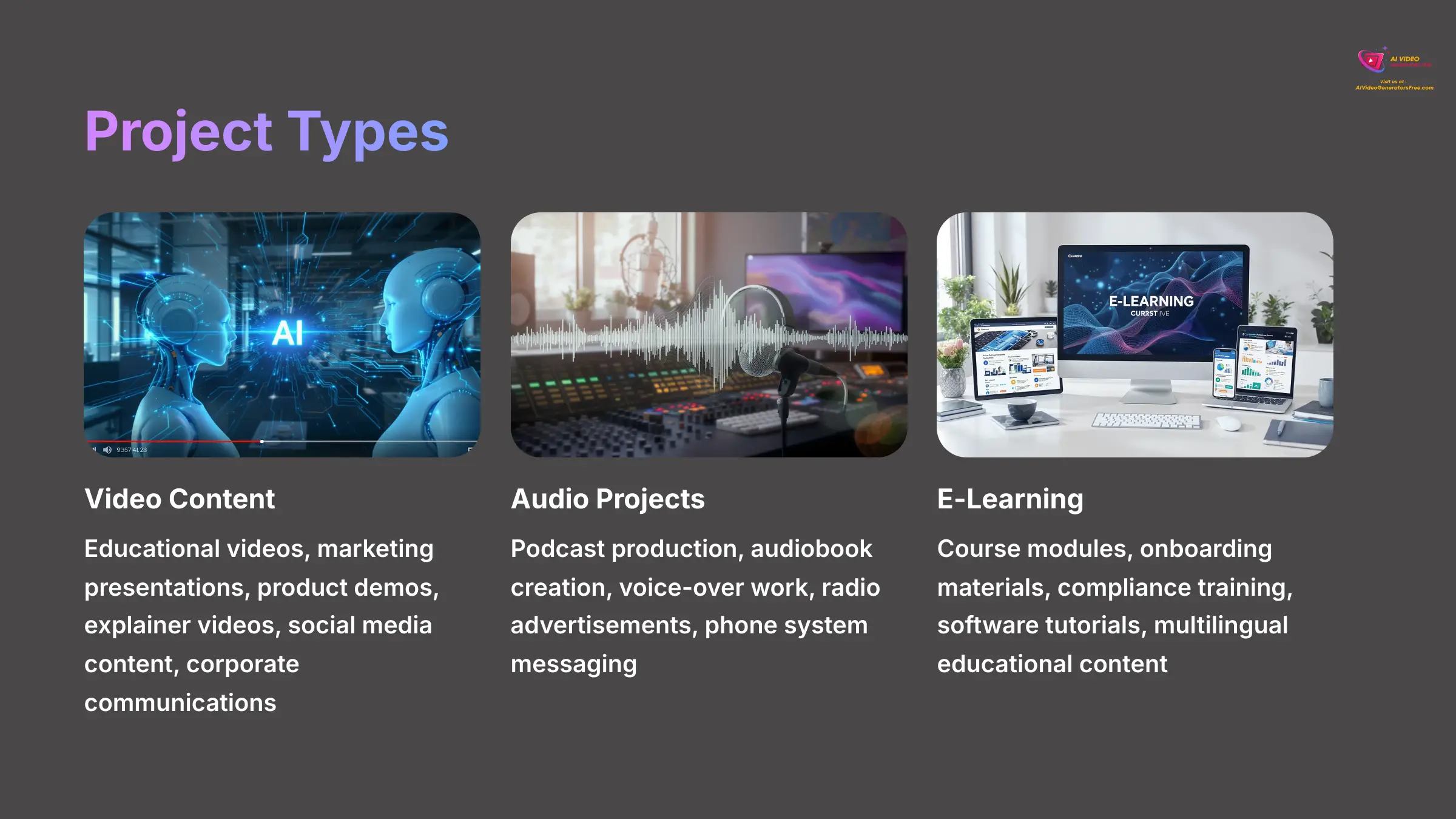 11_Project-Types_AI-video-generators-free_aivideogeneratorsfree.com_