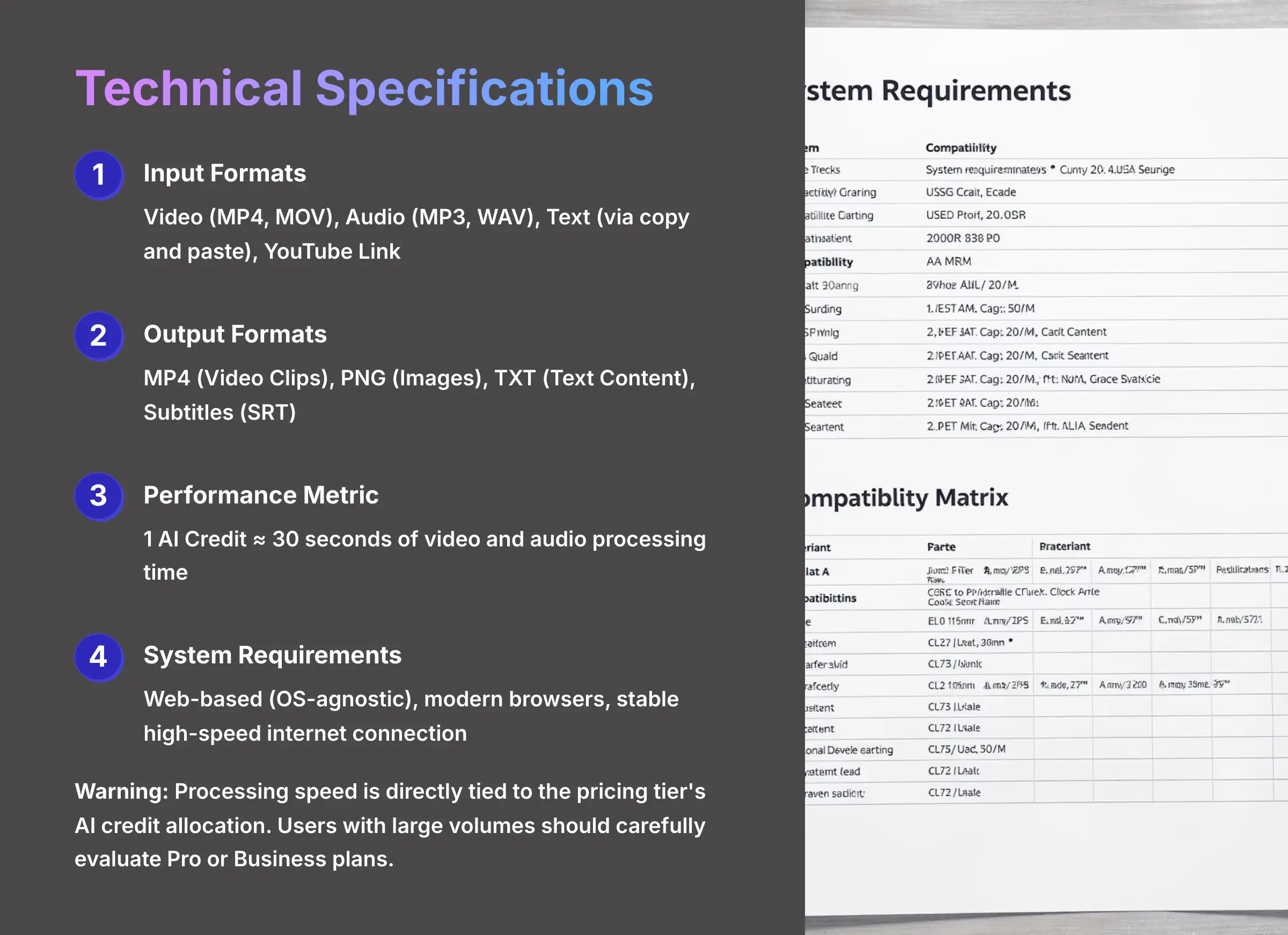 Technical Specifications