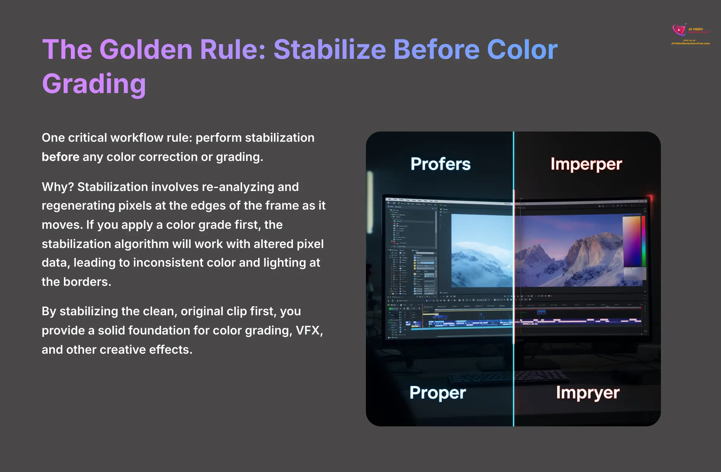 11_The-Golden-Rule-Stabilize-Before-Color-Grading_AI-video-generators-free_aivideogeneratorsfree.com_