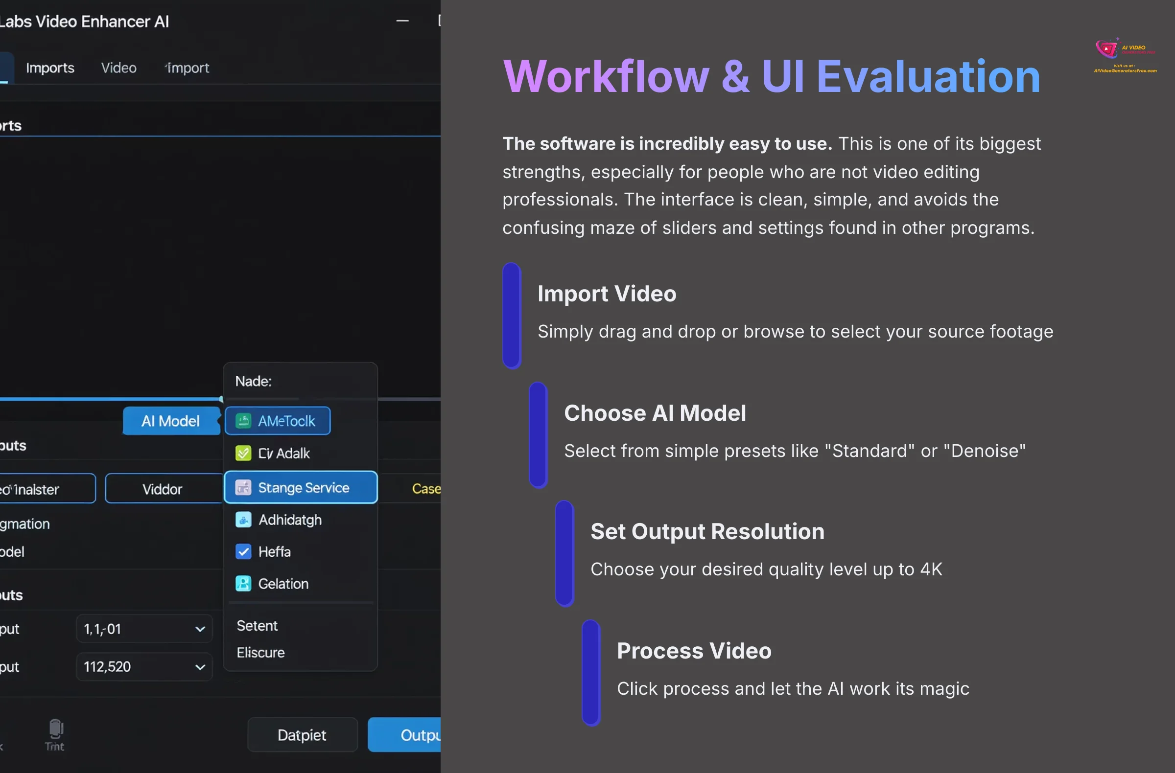 Workflow and UI Evaluation