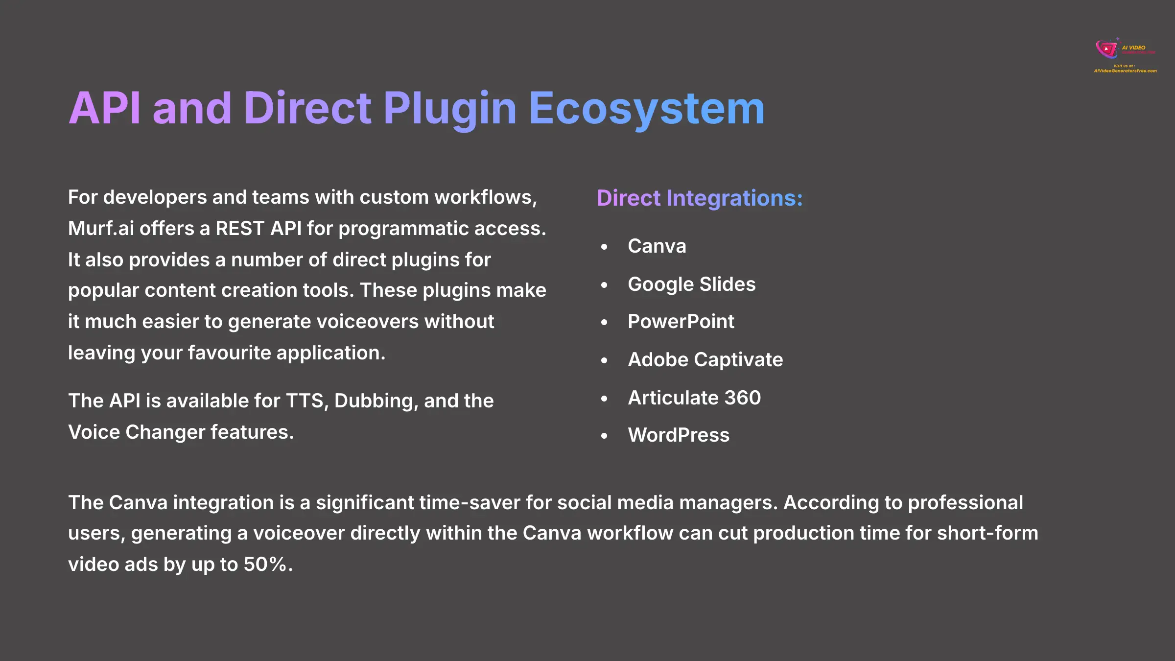 API and Direct Plugin Ecosystem