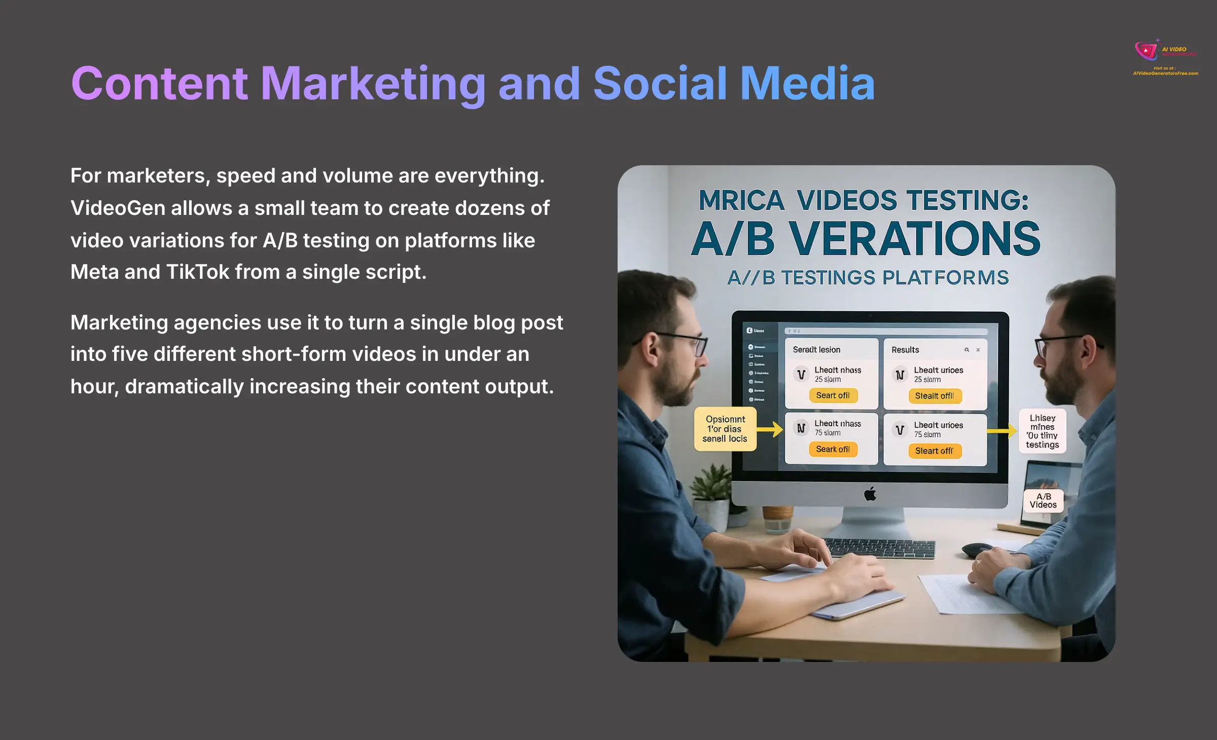 Content Marketing and Social Media Applications
