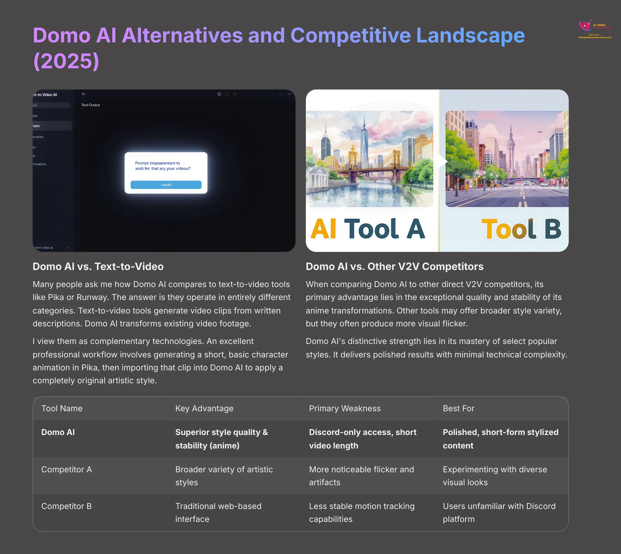 Domo AI Alternatives and Competitive Landscape 2025