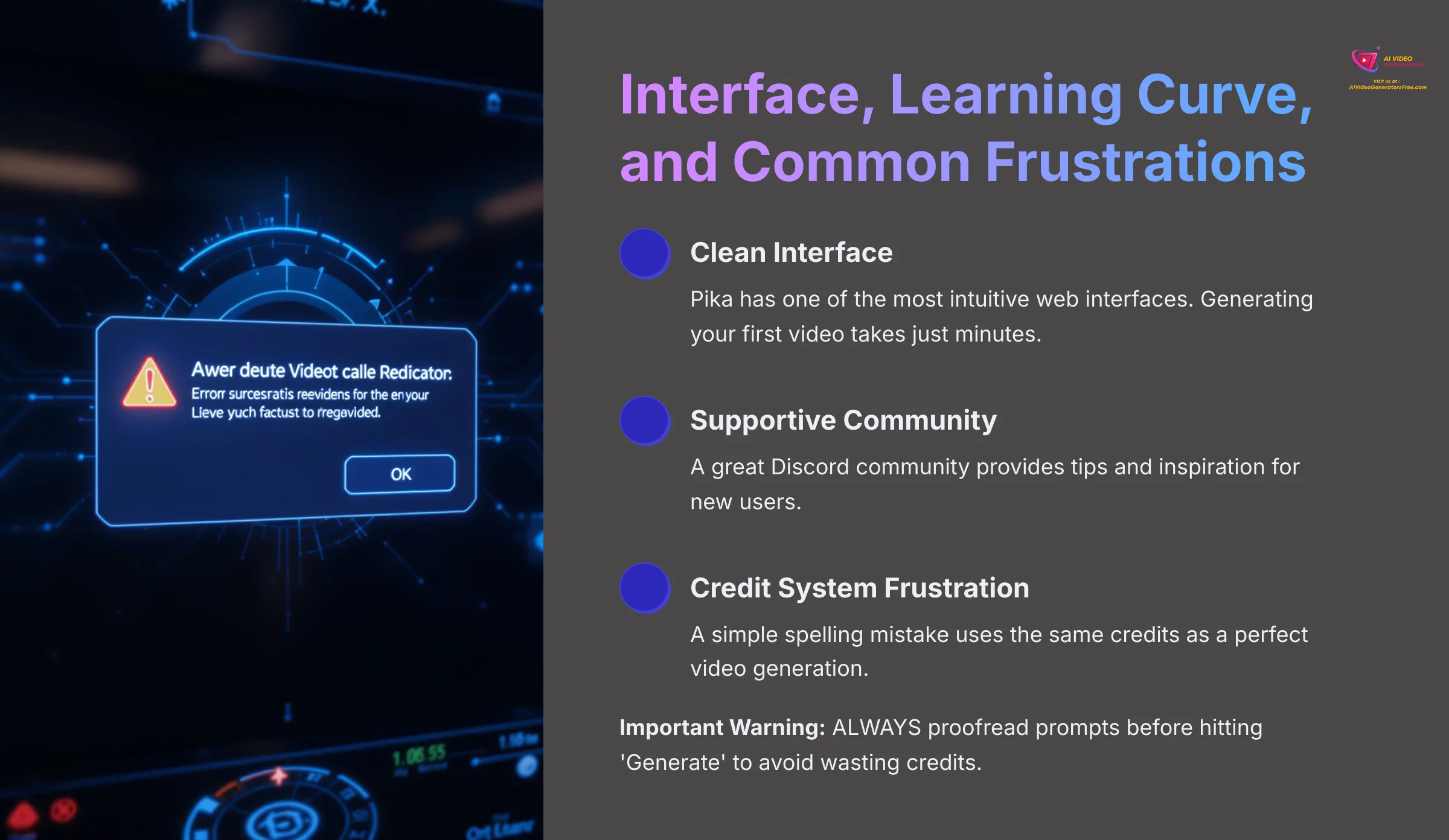 Interface, Learning Curve, and Common Frustrations