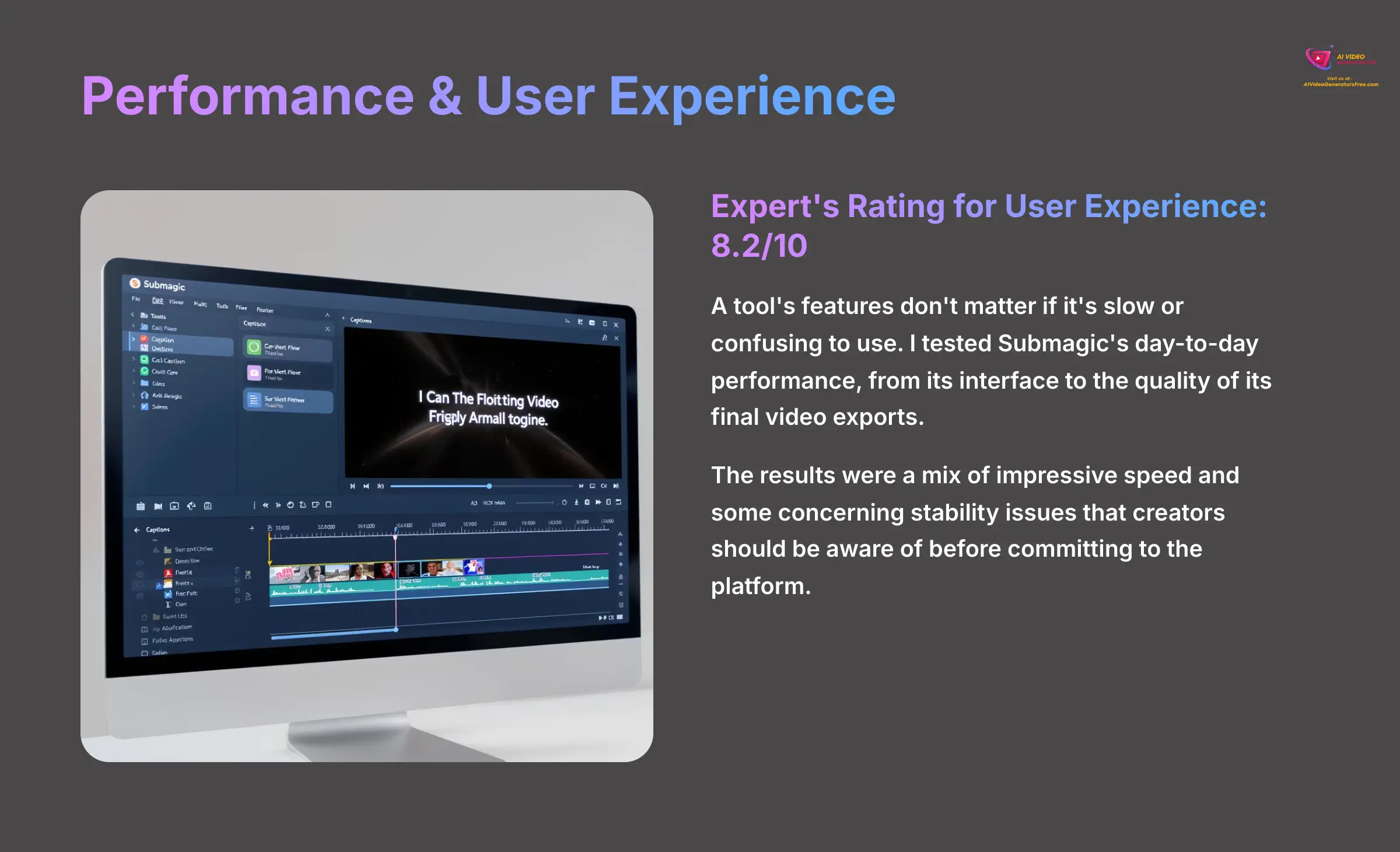 Performance and User Experience