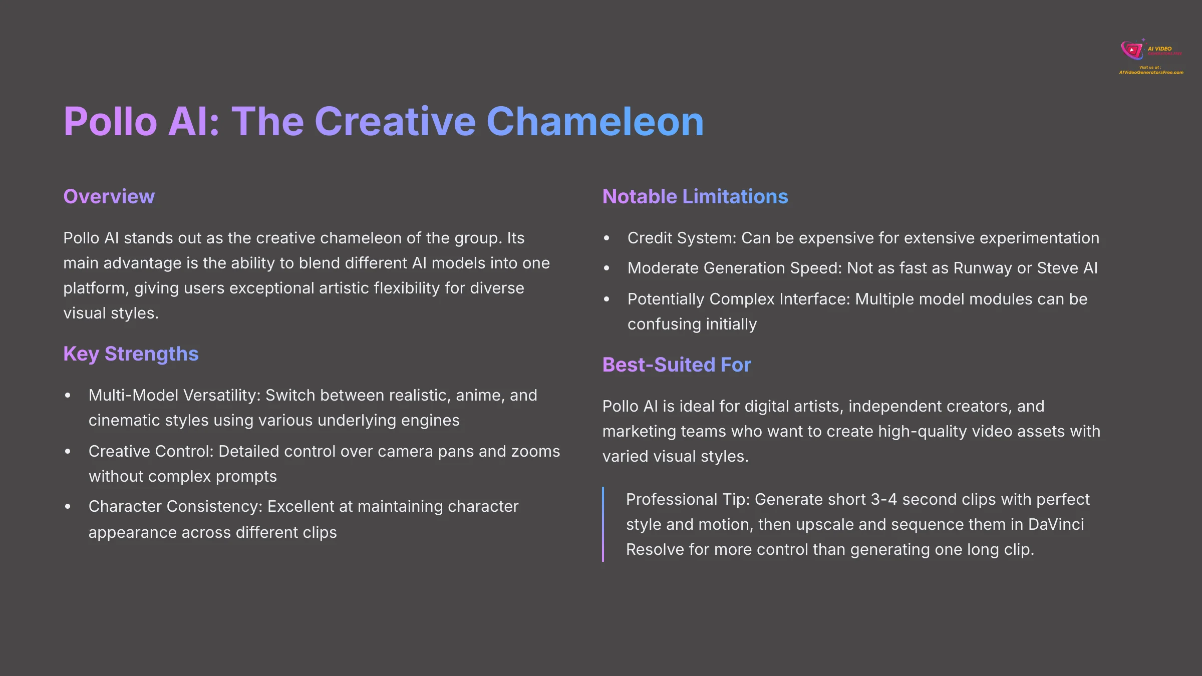 Pollo AI Creative Chameleon
