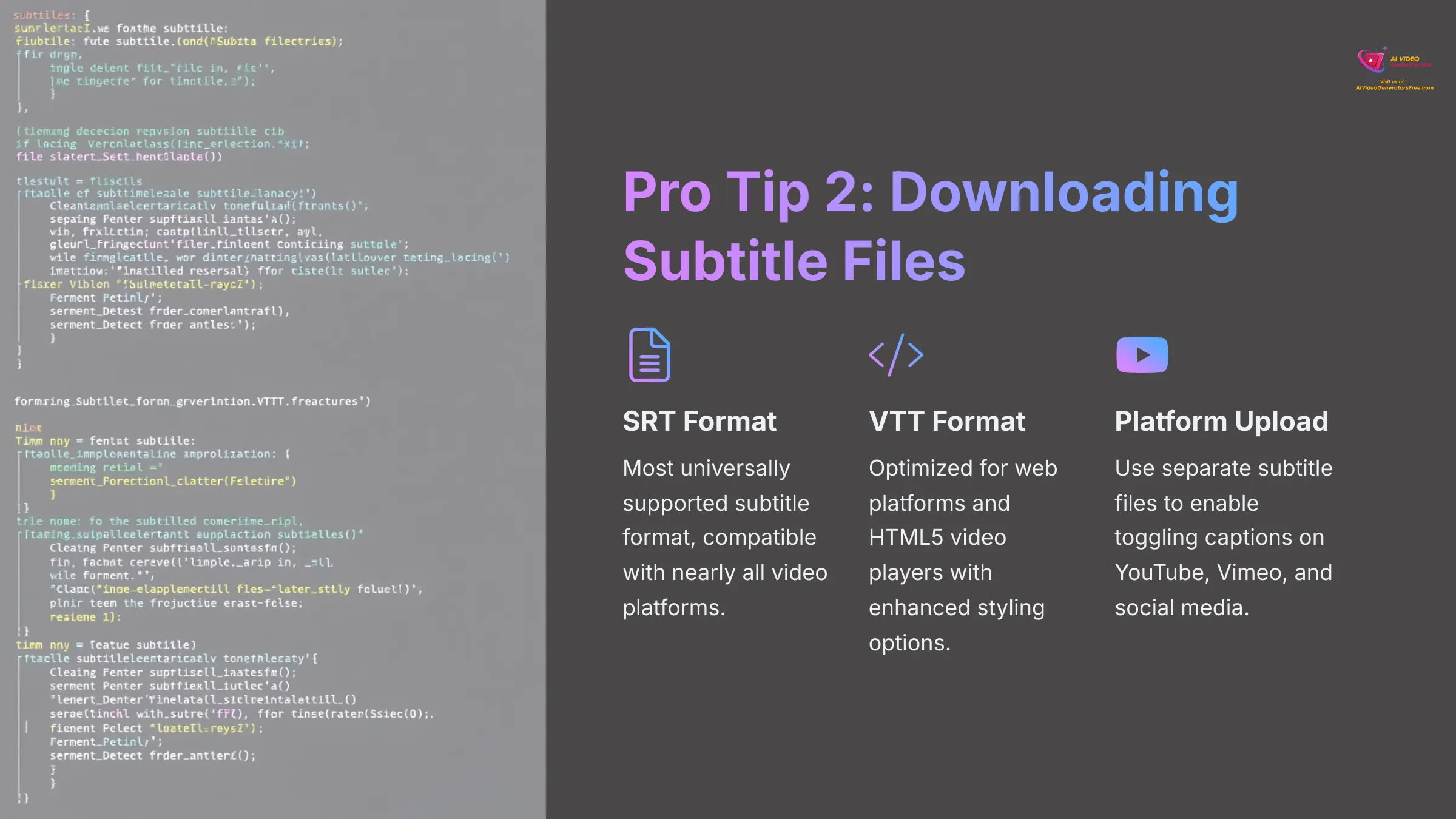 Pro Tip Downloading Subtitle Files
