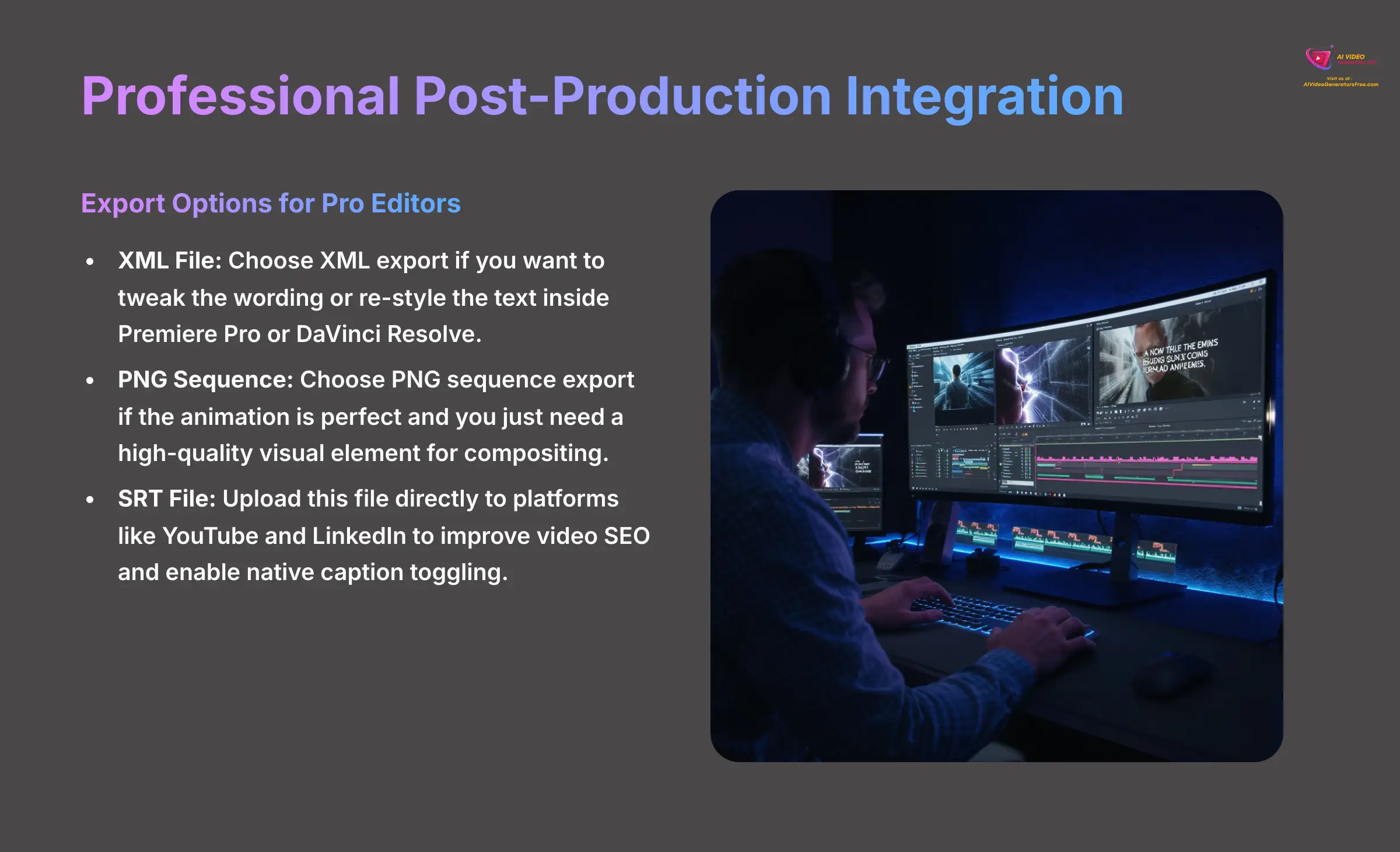 12_Professional-Post-Production-Integration_AI-video-generators-free_aivideogeneratorsfree.com_