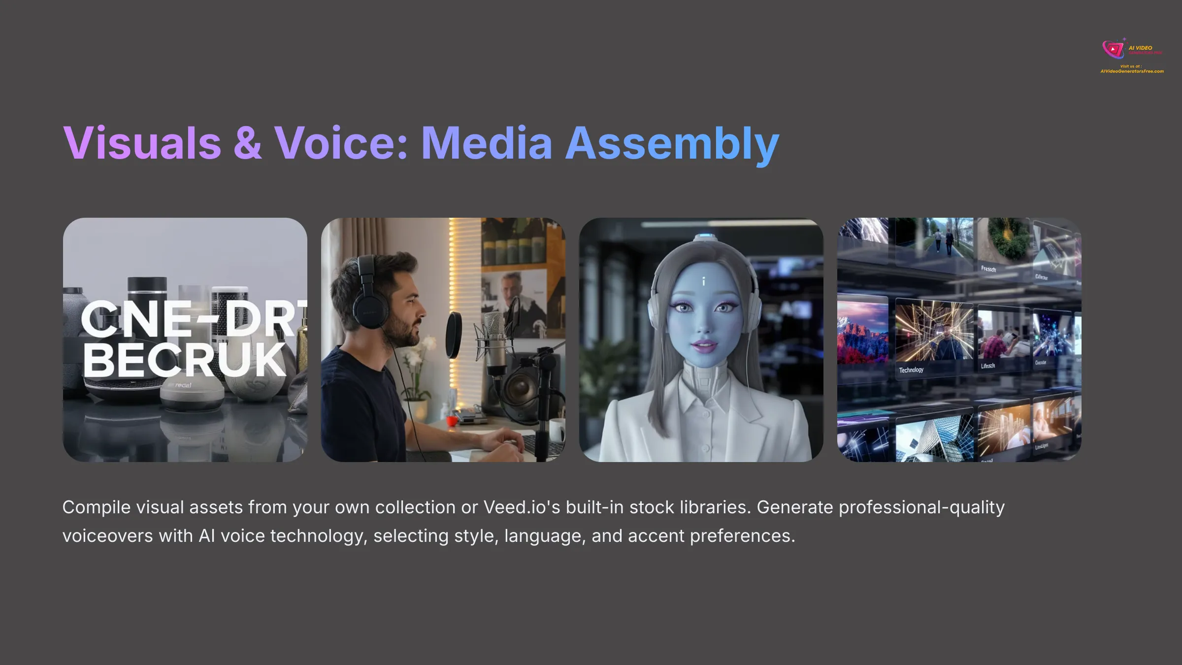 Visuals and Voice Media Assembly