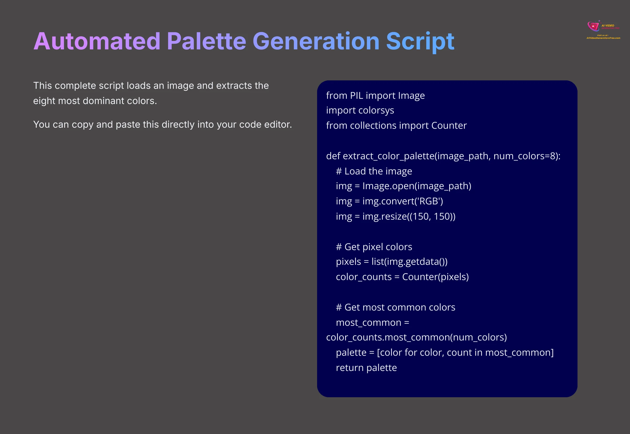 13_Automated-Palette-Generation-Script_AI-video-generators-free_aivideogeneratorsfree.com_