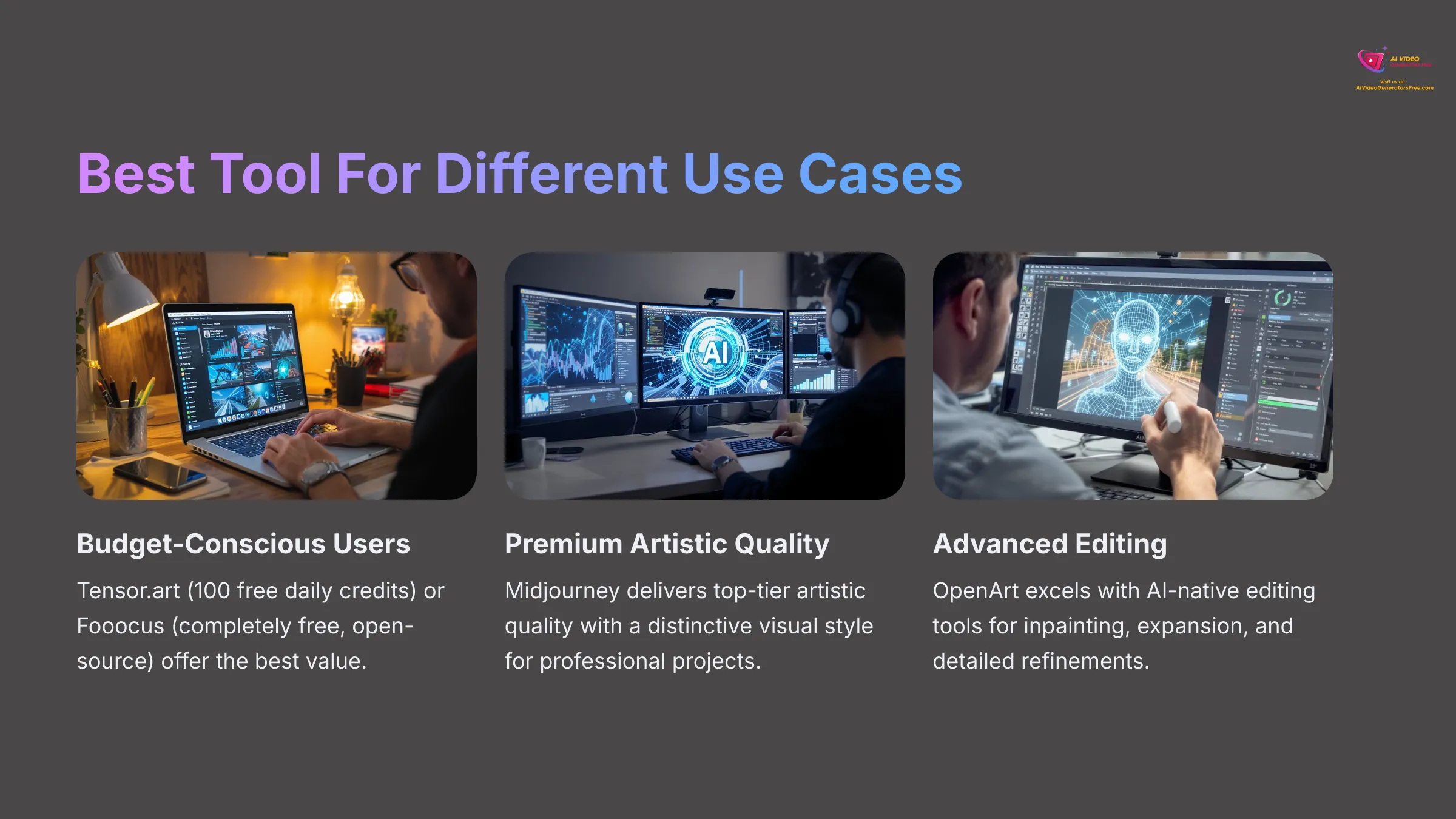 Best Tool For Different Use Cases