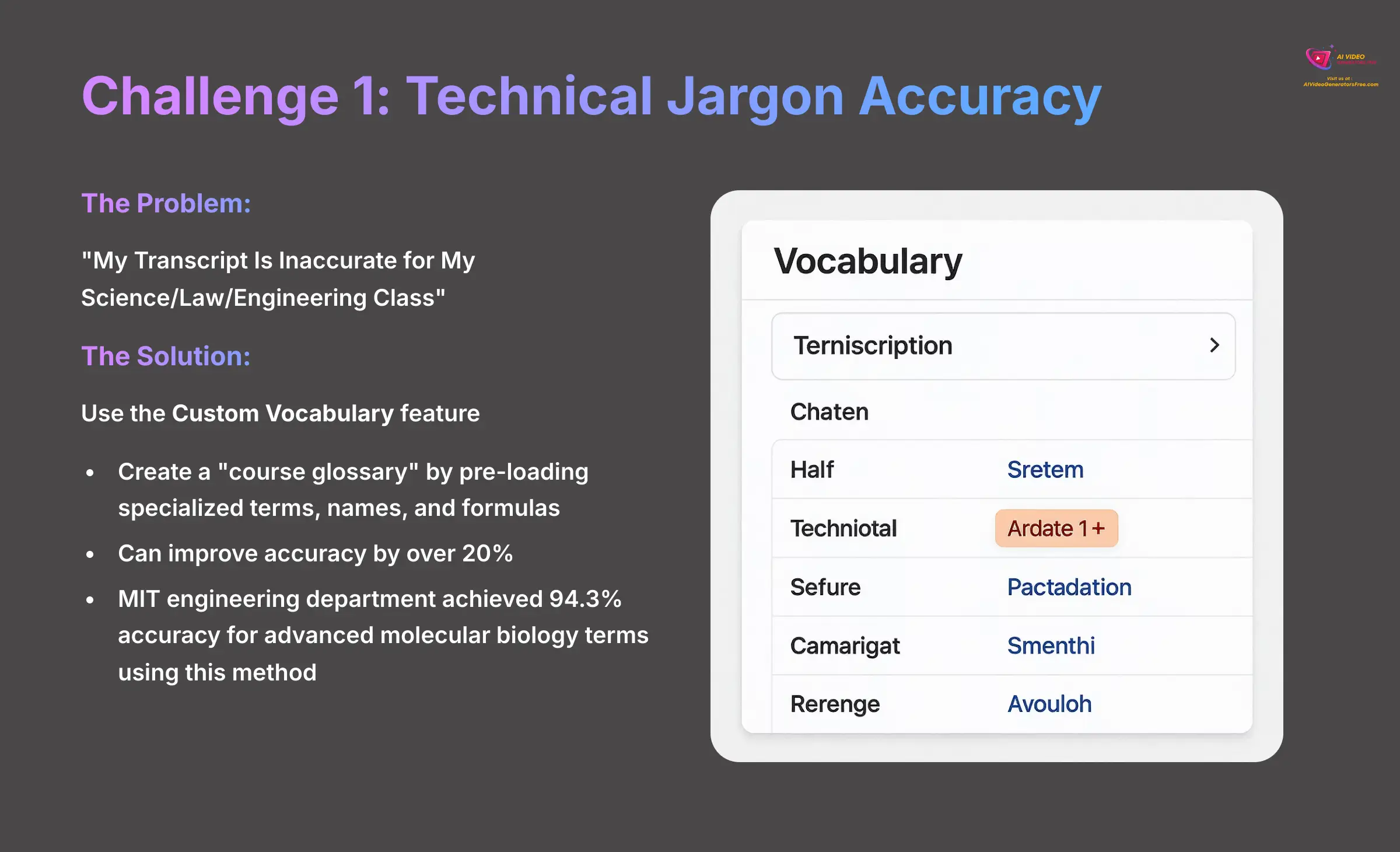 13_Challenge-1-Technical-Jargon-Accuracy_AI-video-generators-free_aivideogeneratorsfree.com_