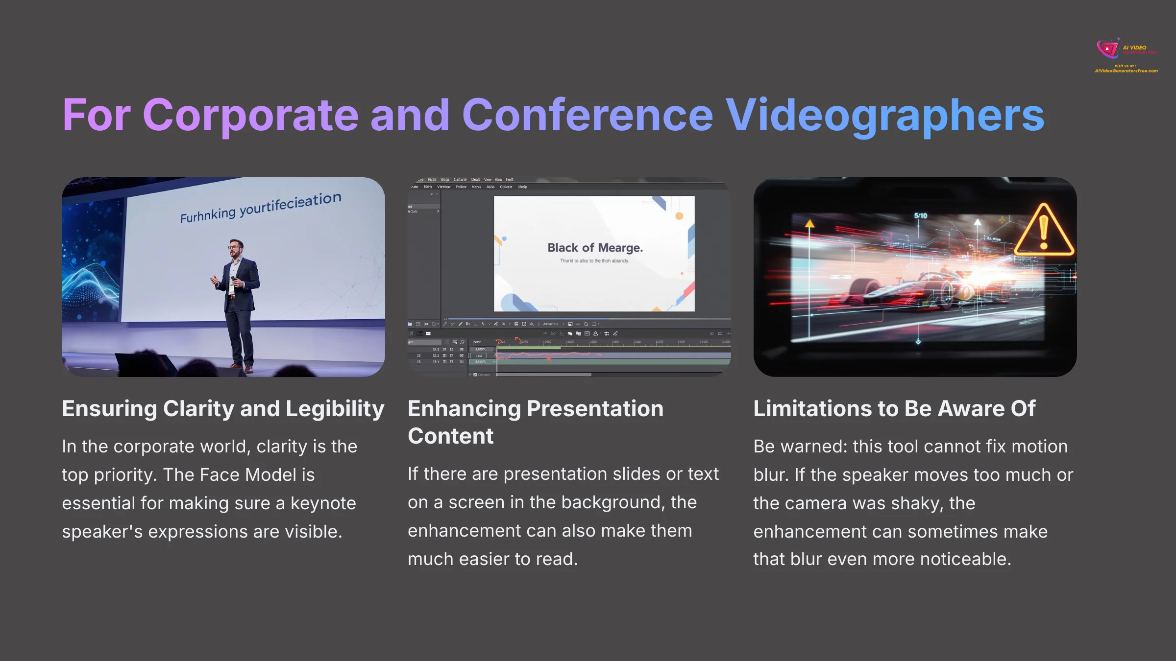 For Corporate and Conference Videographers