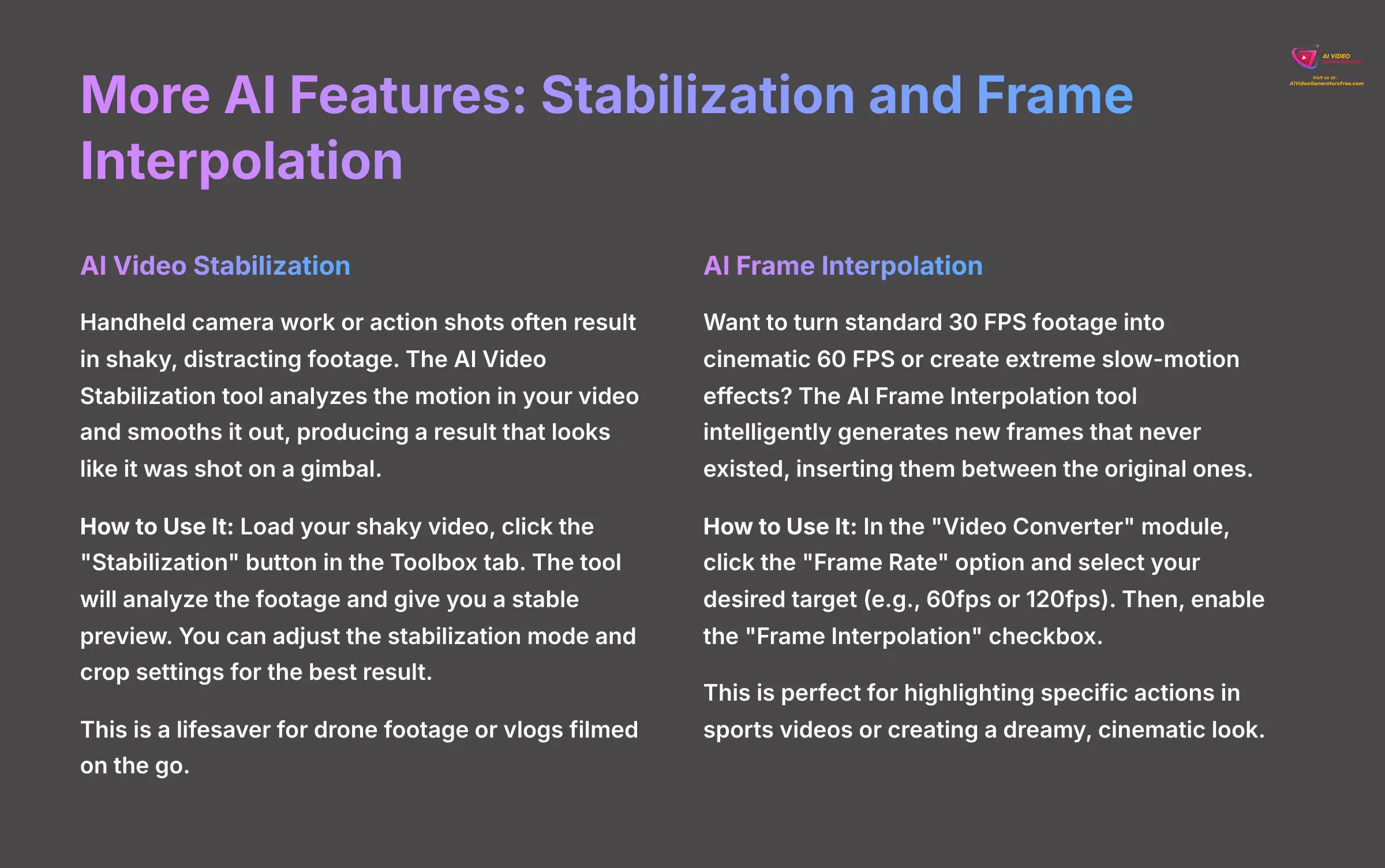 13_More-AI-Features-Stabilization-and-Frame-Interpolation_AI-video-generators-free_aivideogeneratorsfree.com_