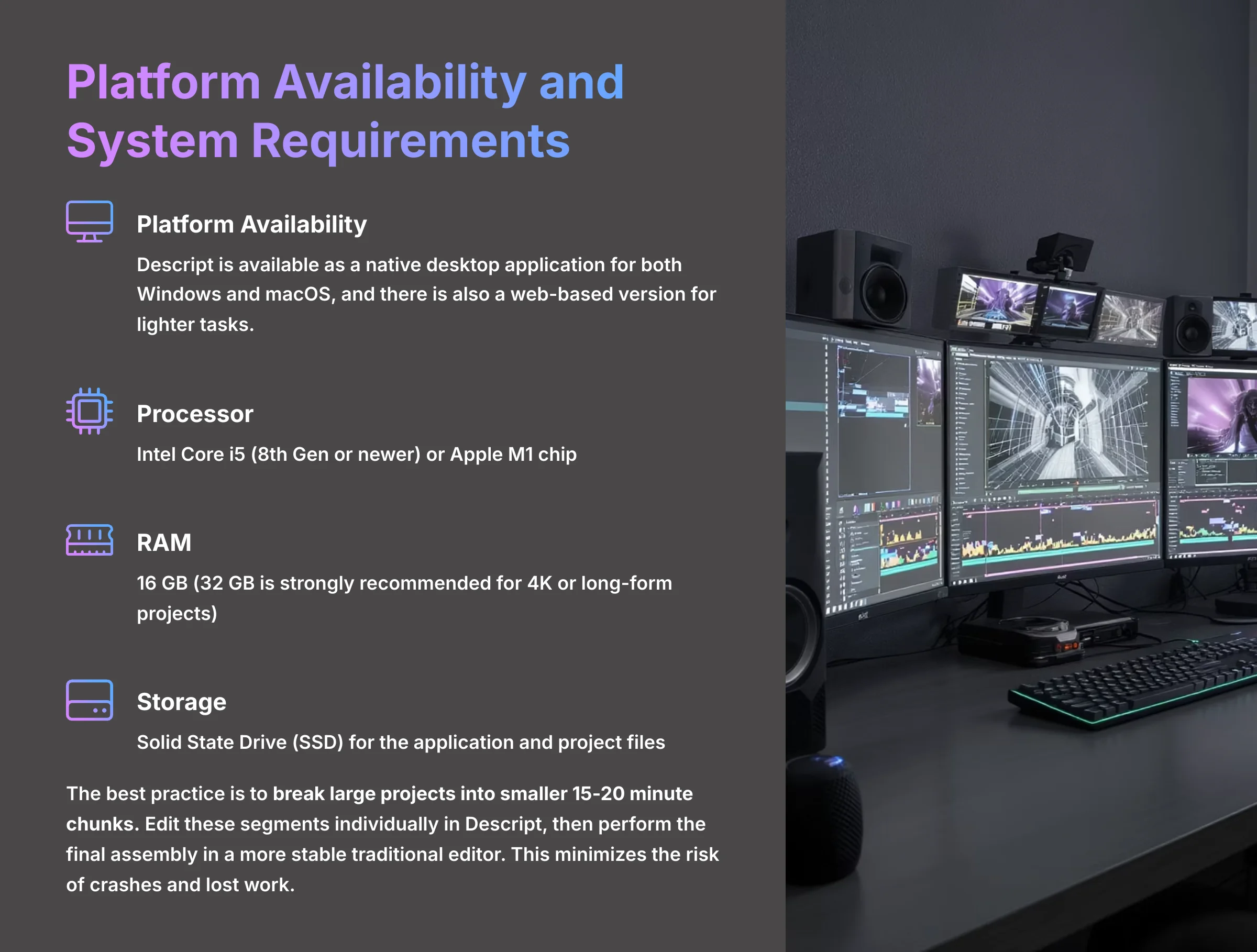 Platform Availability and System Requirements