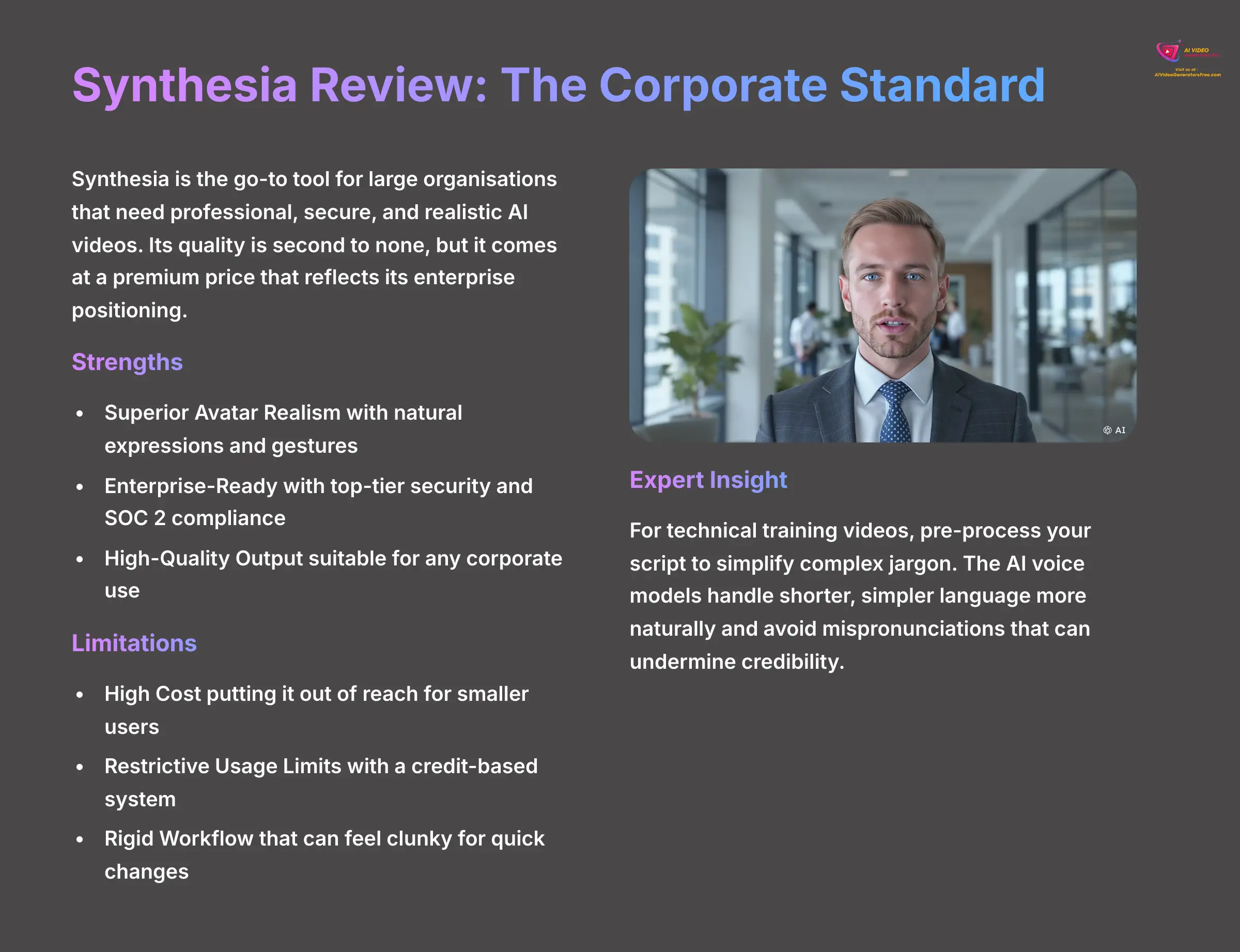 13_Synthesia-Review-The-Corporate-Standard_AI-video-generators-free_aivideogeneratorsfree.com_