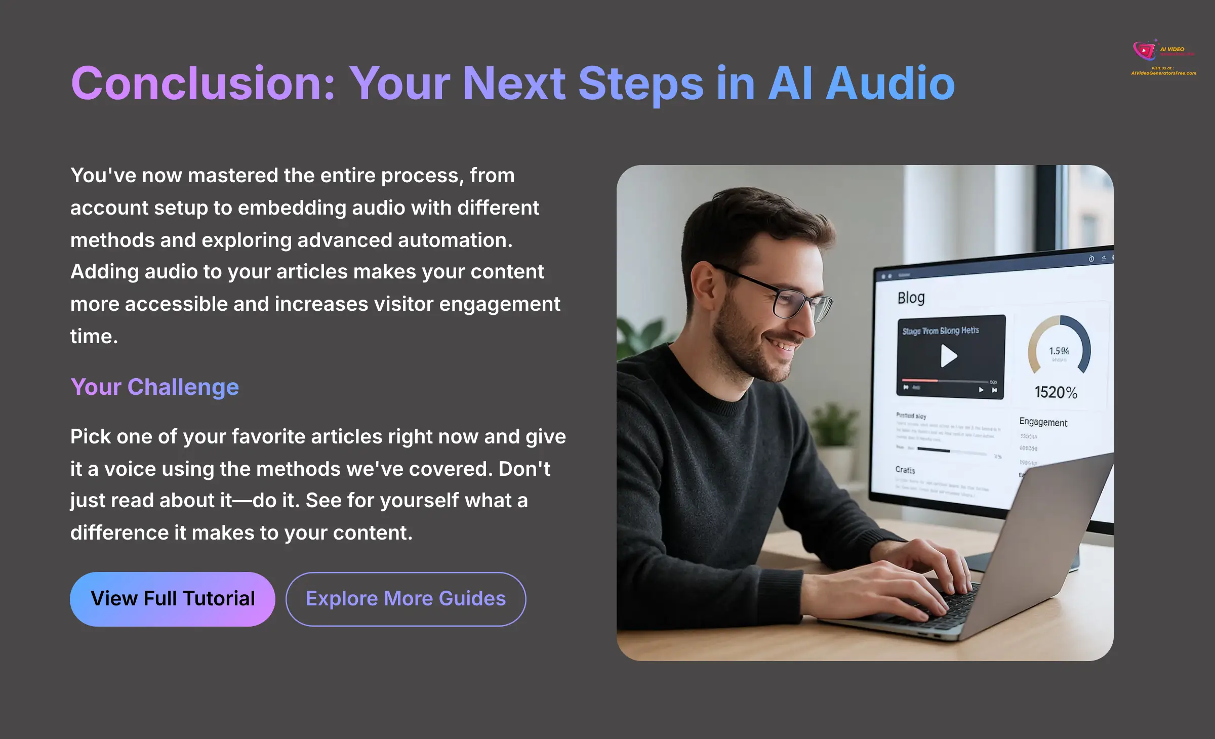 14_Conclusion-Your-Next-Steps-in-AI-Audio_AI-video-generators-free_aivideogeneratorsfree.com_