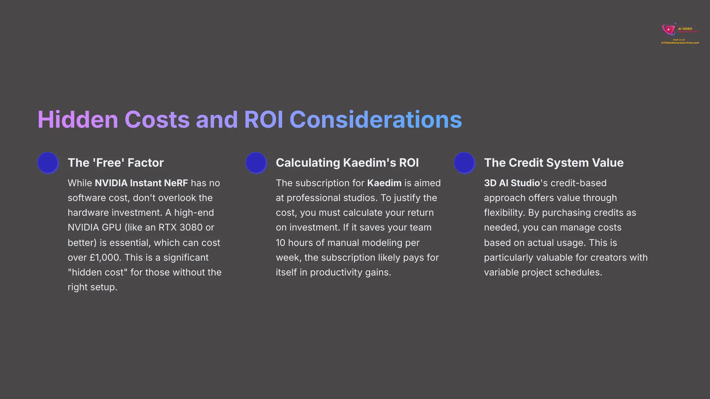 Hidden Costs and ROI Considerations