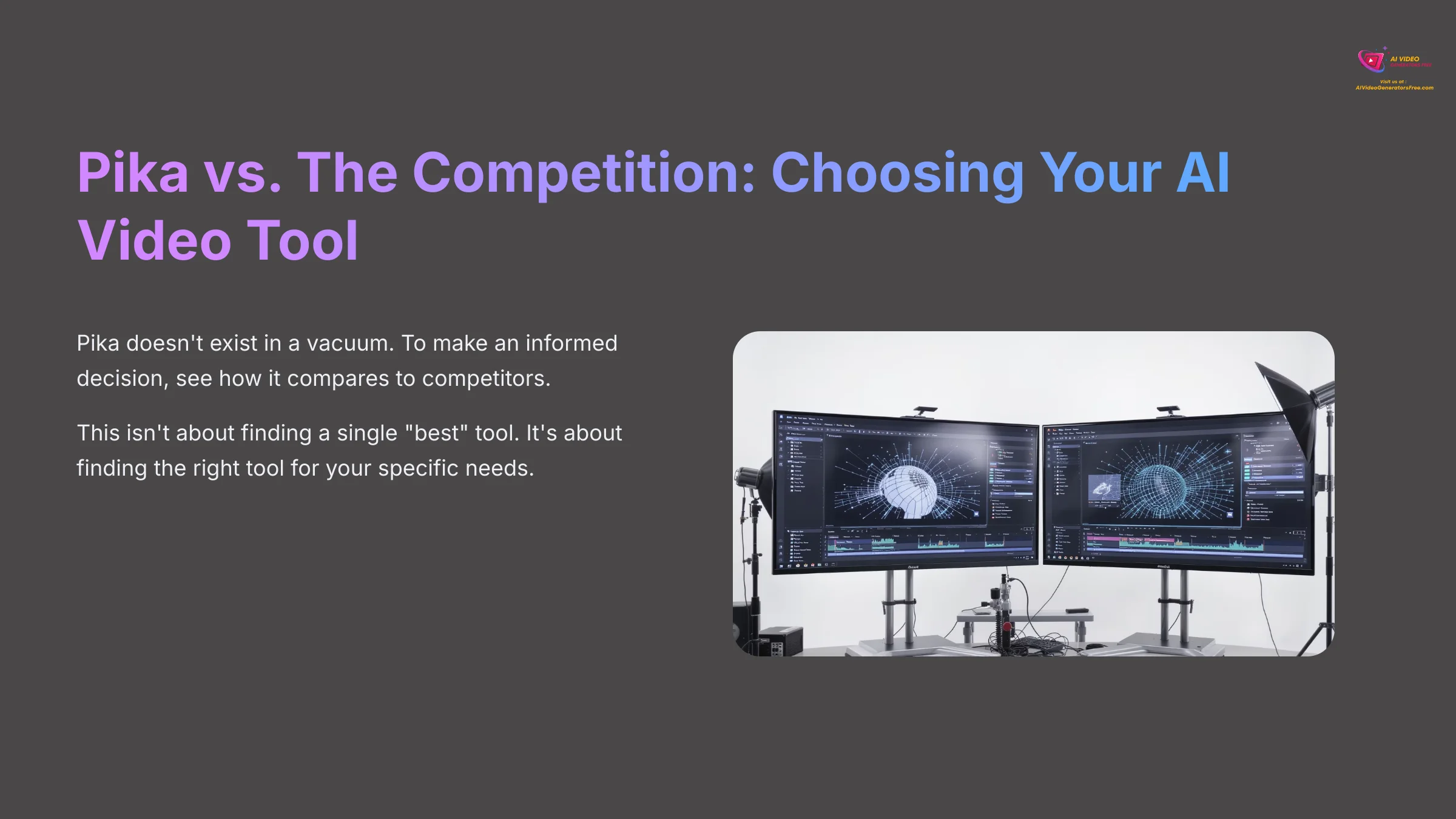 Pika vs The Competition: Choosing Your AI Video Tool