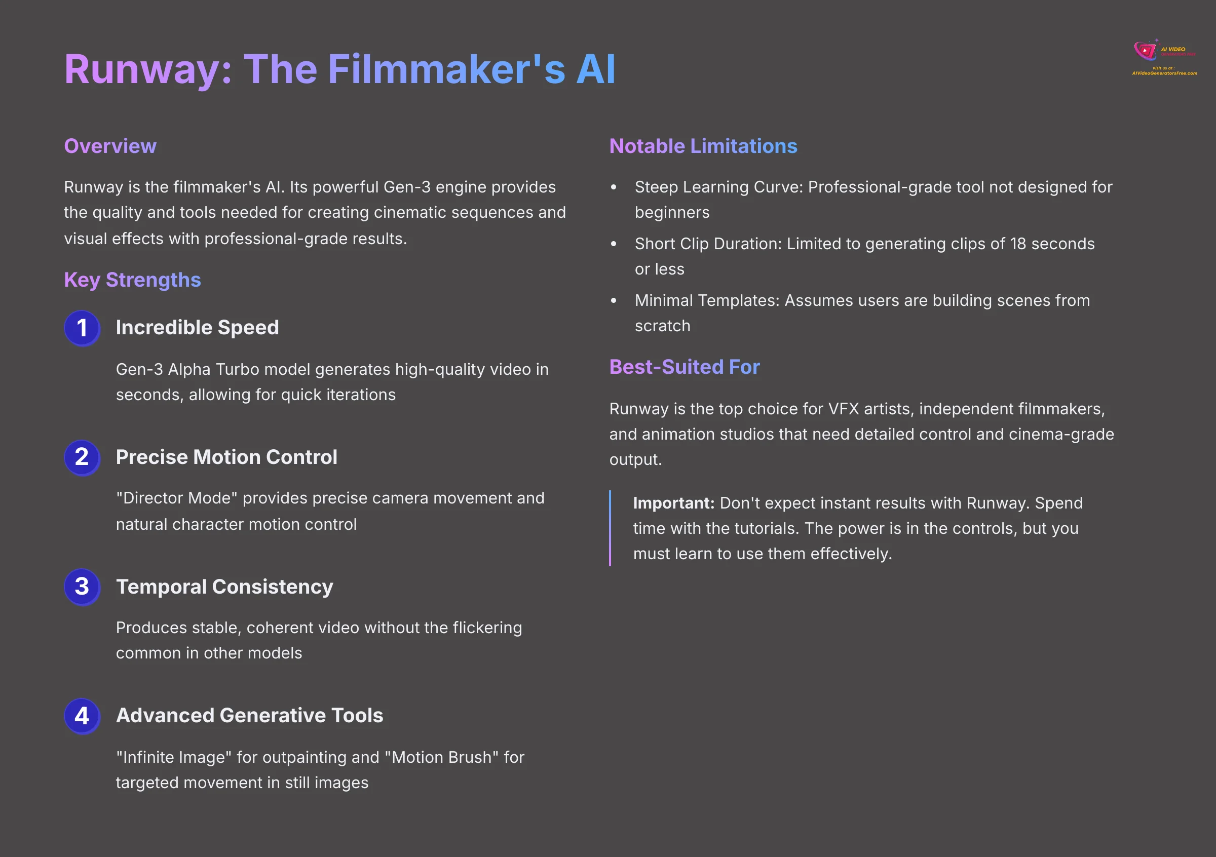 Runway Filmmakers AI