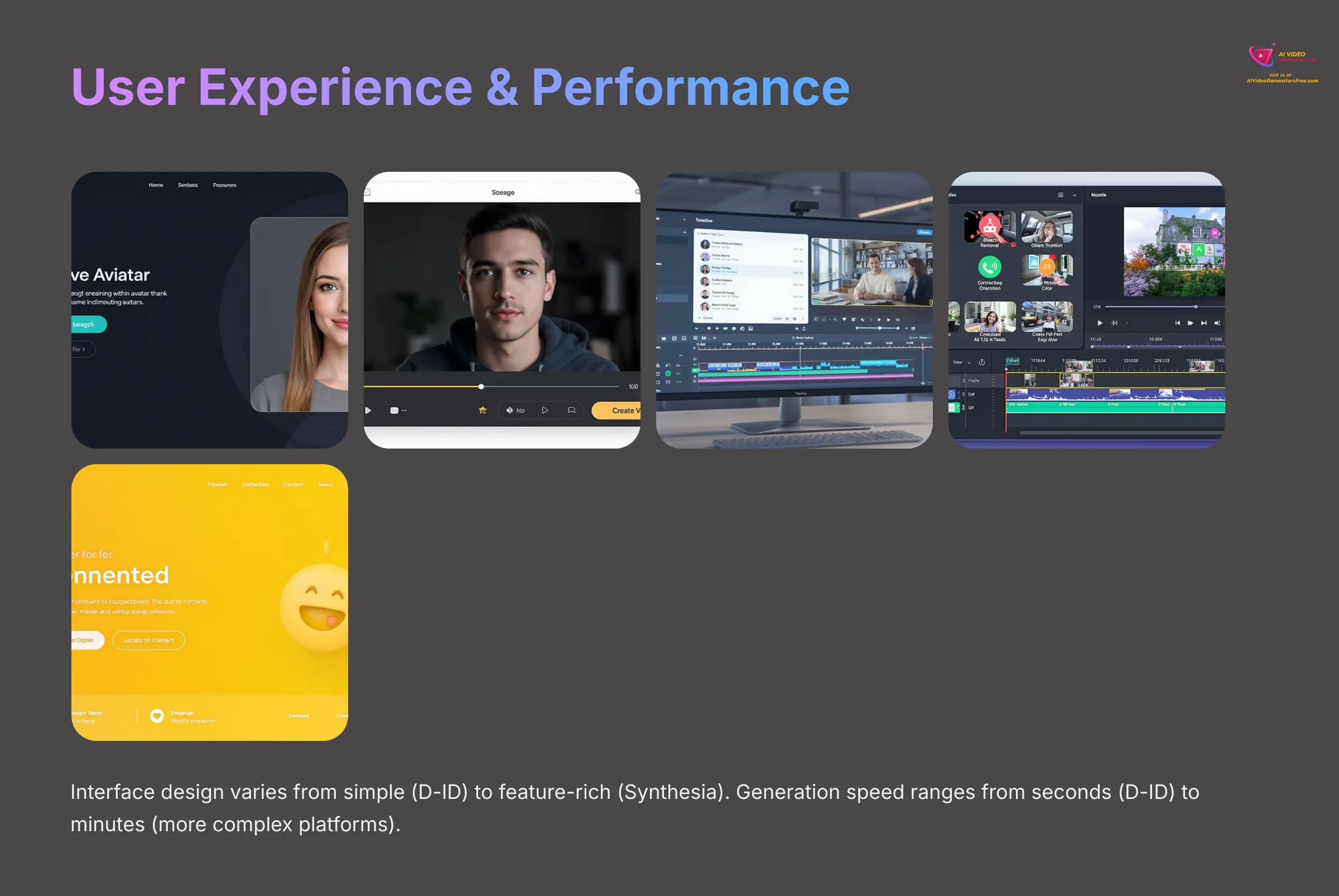 User Experience and Performance