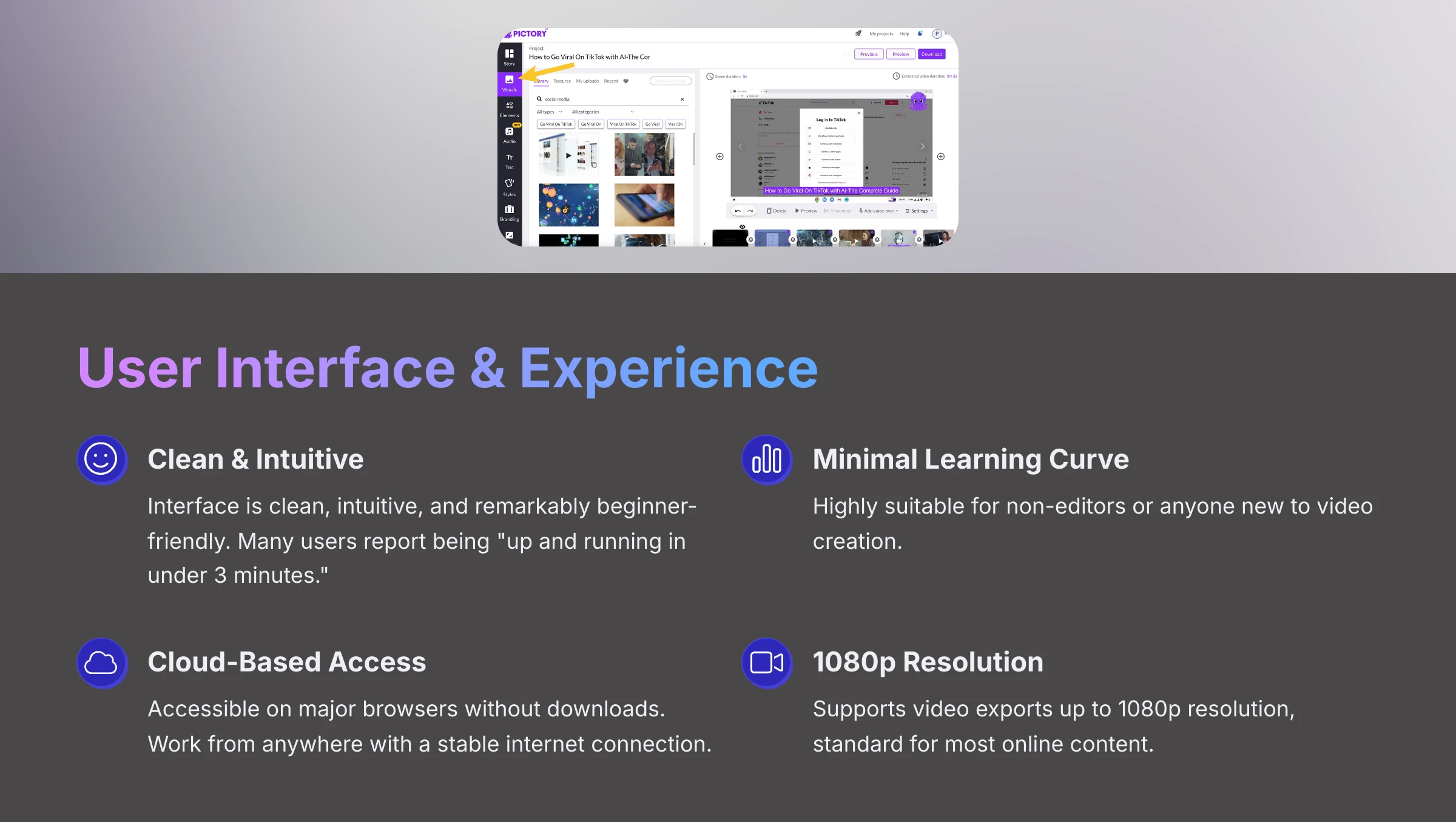 User Interface and Experience
