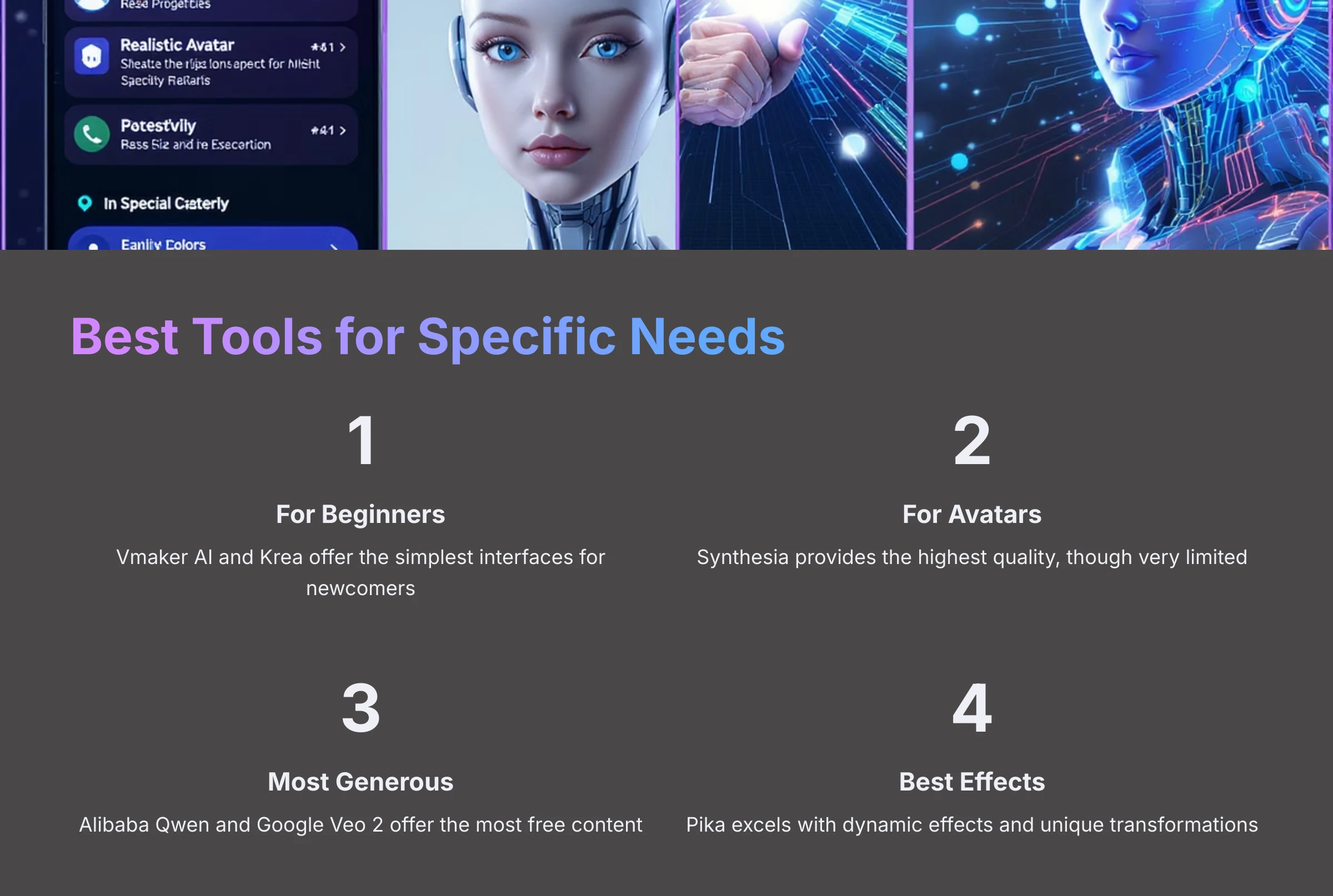 Best Tools for Specific Needs