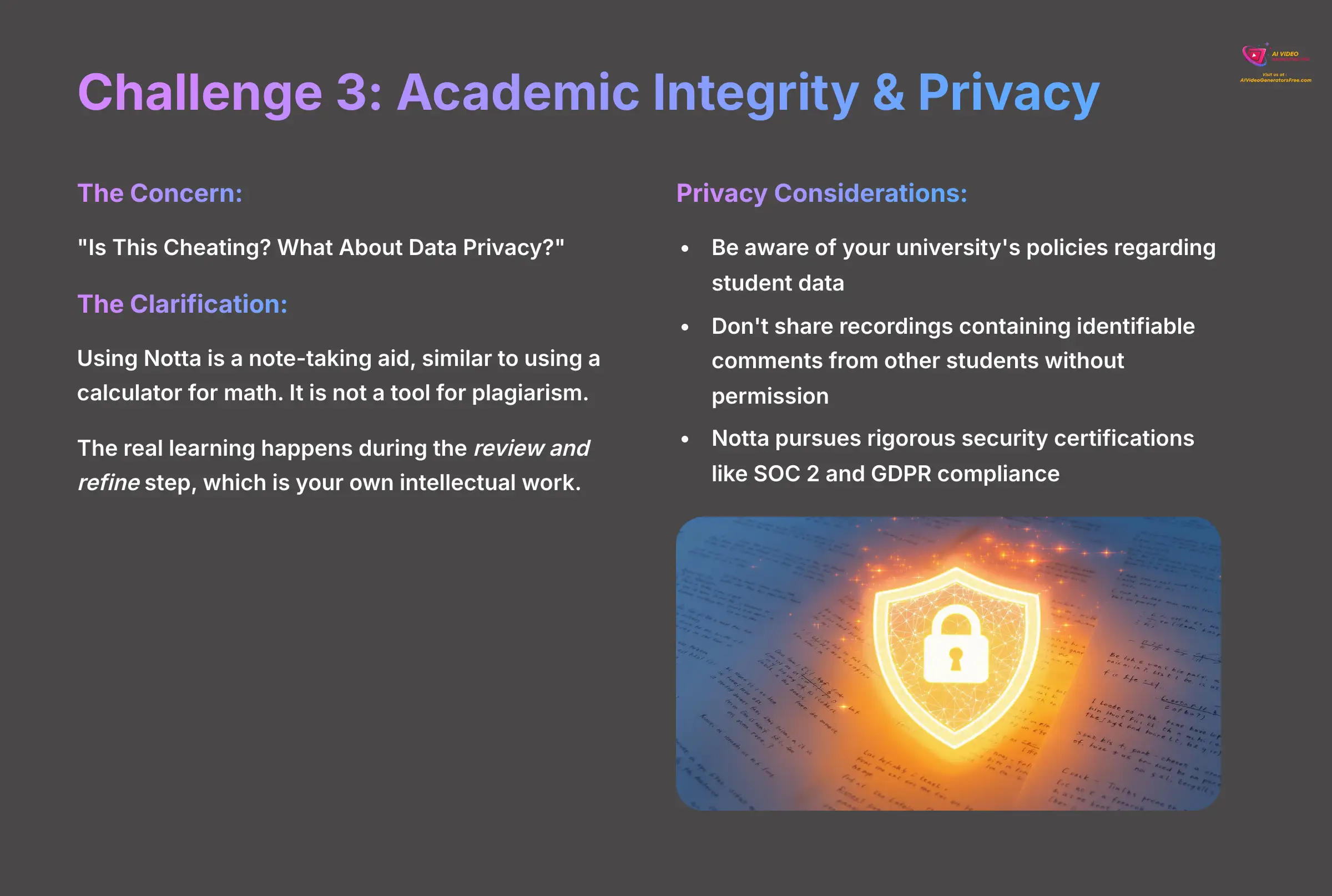 15_Challenge-3-Academic-Integrity-and-Privacy_AI-video-generators-free_aivideogeneratorsfree.com_