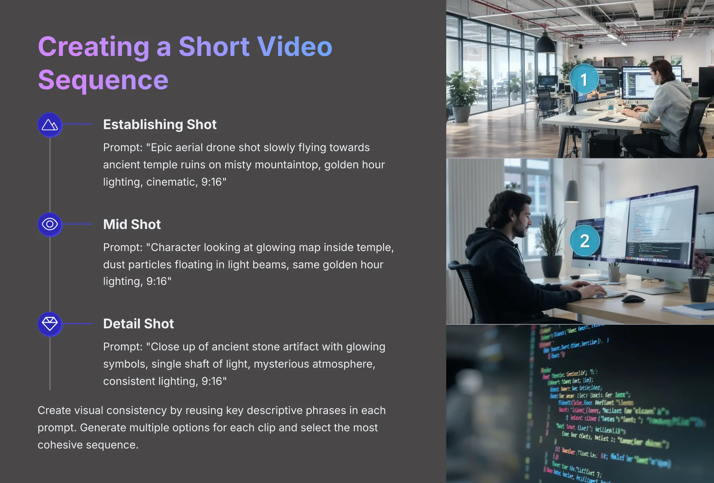 Creating a Short Video Sequence