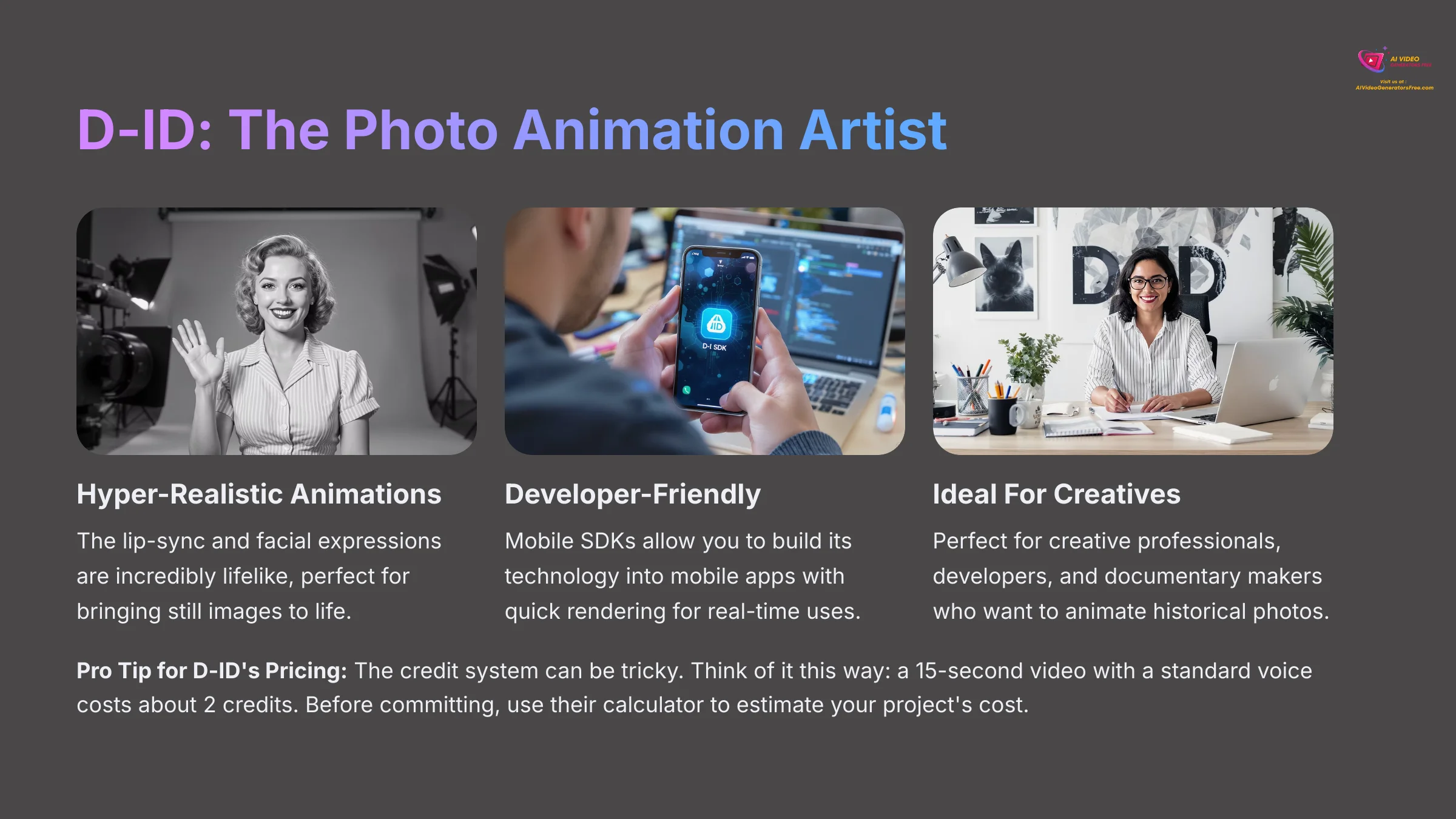 D-ID - The Photo Animation Artist