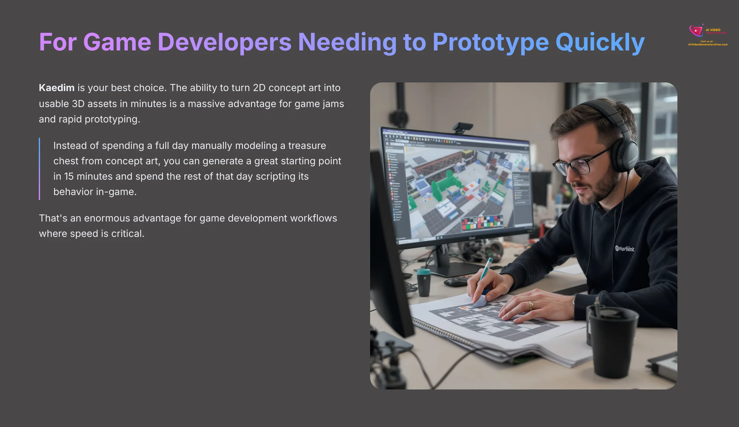 For Game Developers Needing to Prototype Quickly
