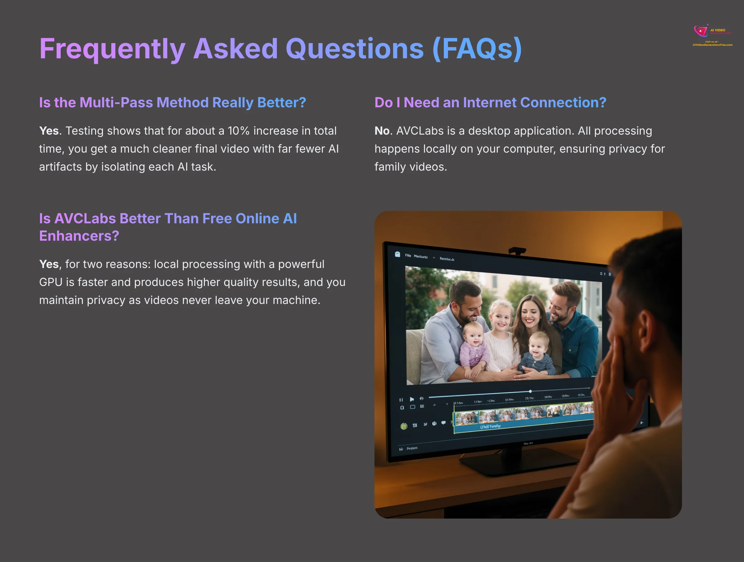 Frequently asked questions about AI video restoration